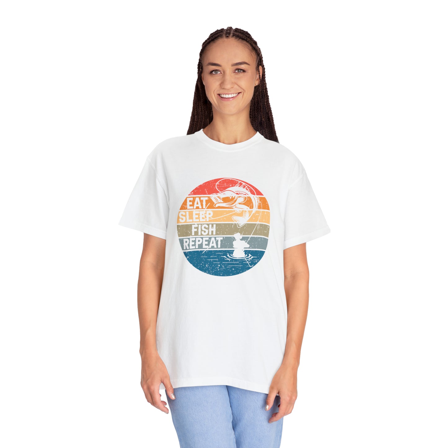 Eat Sleep Fish Repeat T-shirt