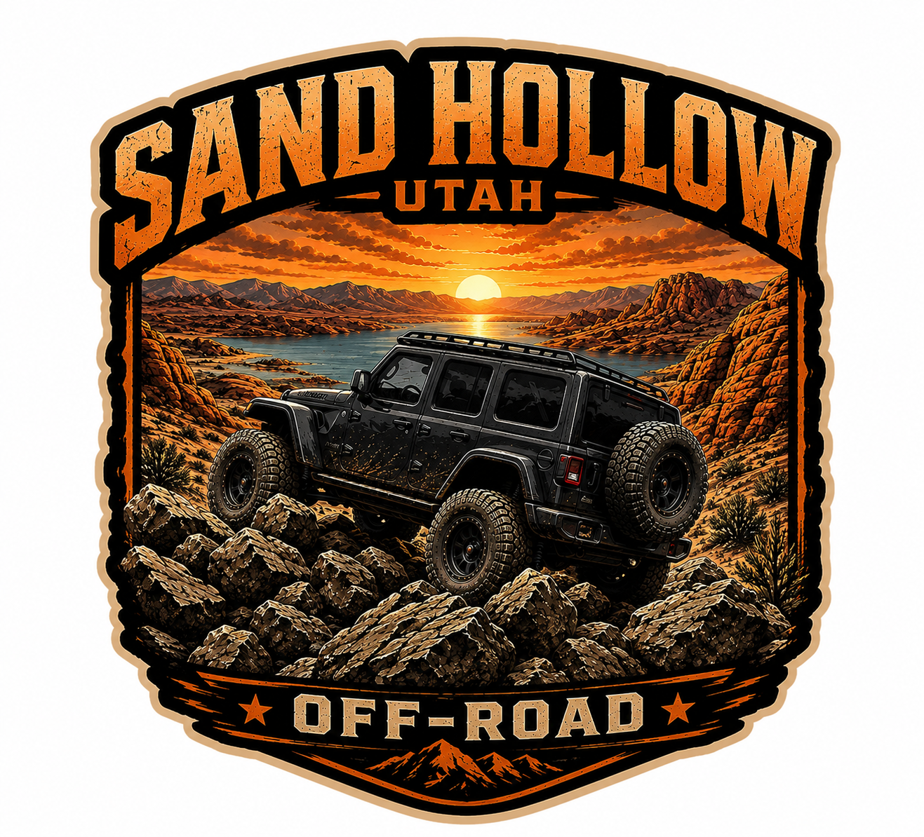 Sand Hollow Utah Off Road Decal