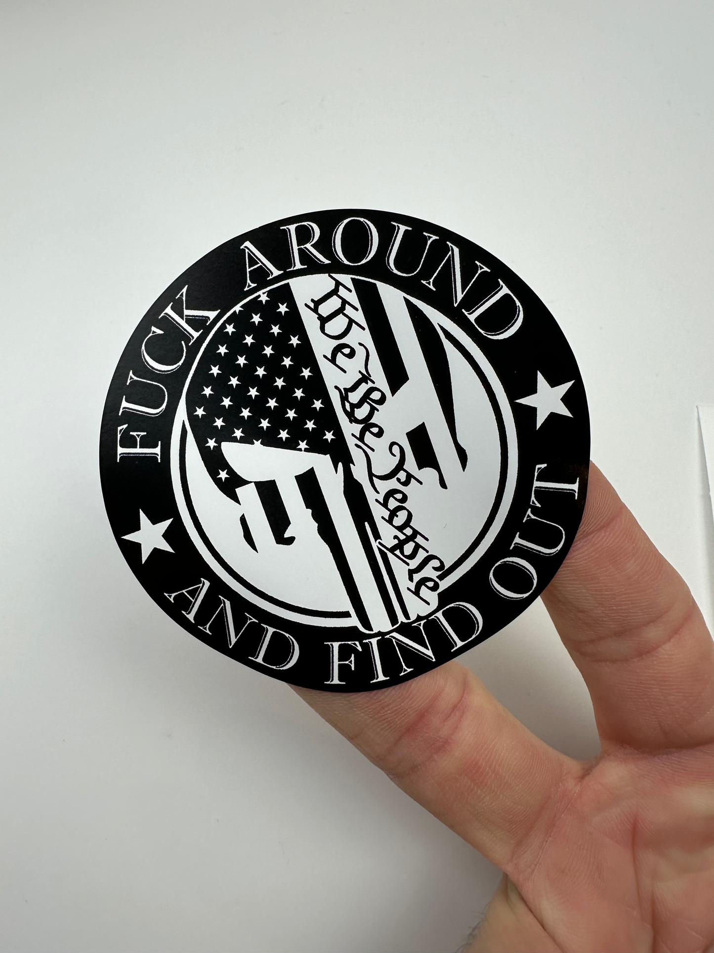 Punisher We The People Vinyl Decal