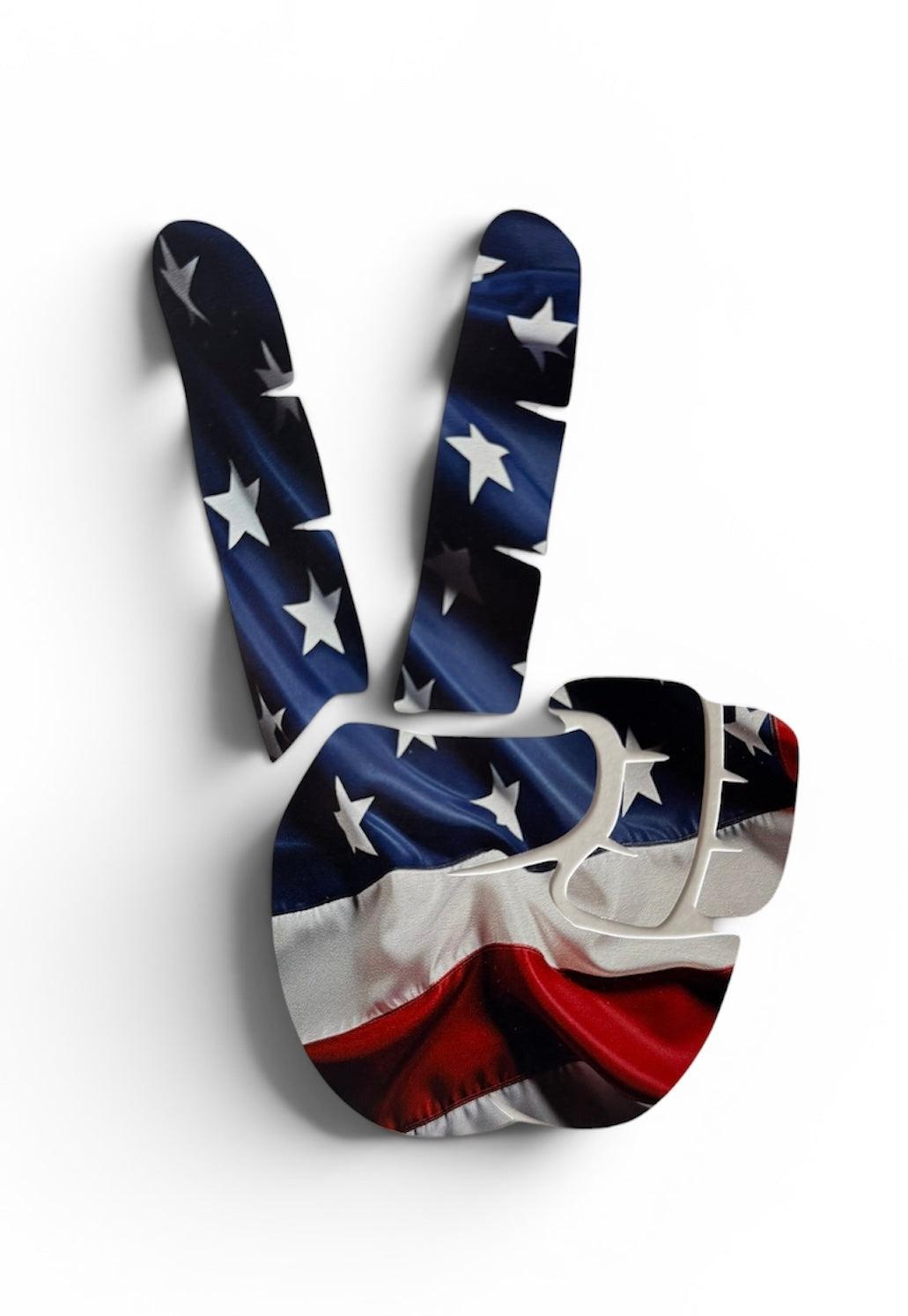 Set of Hand Wave Peace Wave Decals for Jeep Side Mirrors- Left & Right Peace Wave decals