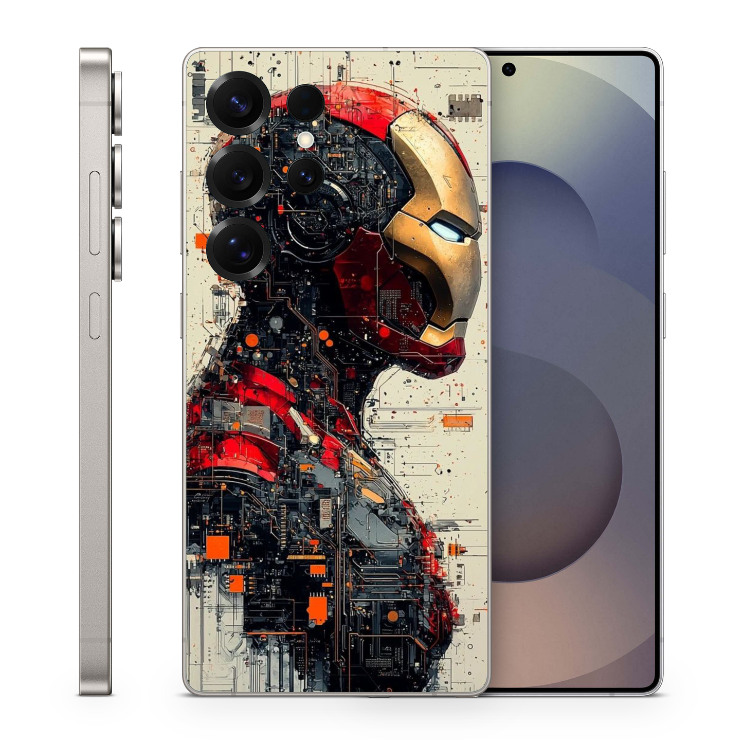 Vinyl Wrap Skin Iron-Man Compatible With Samsung Galaxy S Ultra