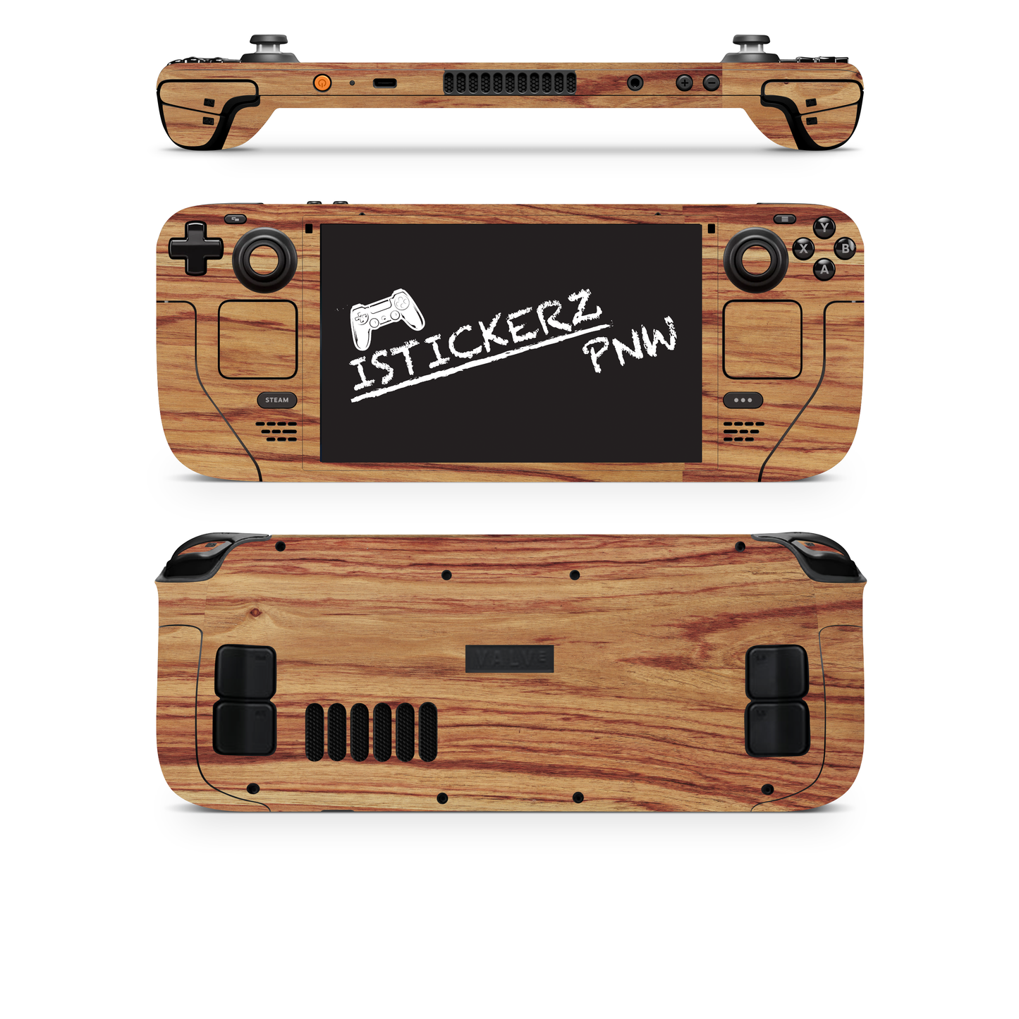 Hardwood Vinyl Wrap Skin Compatible with Steam Deck OLED