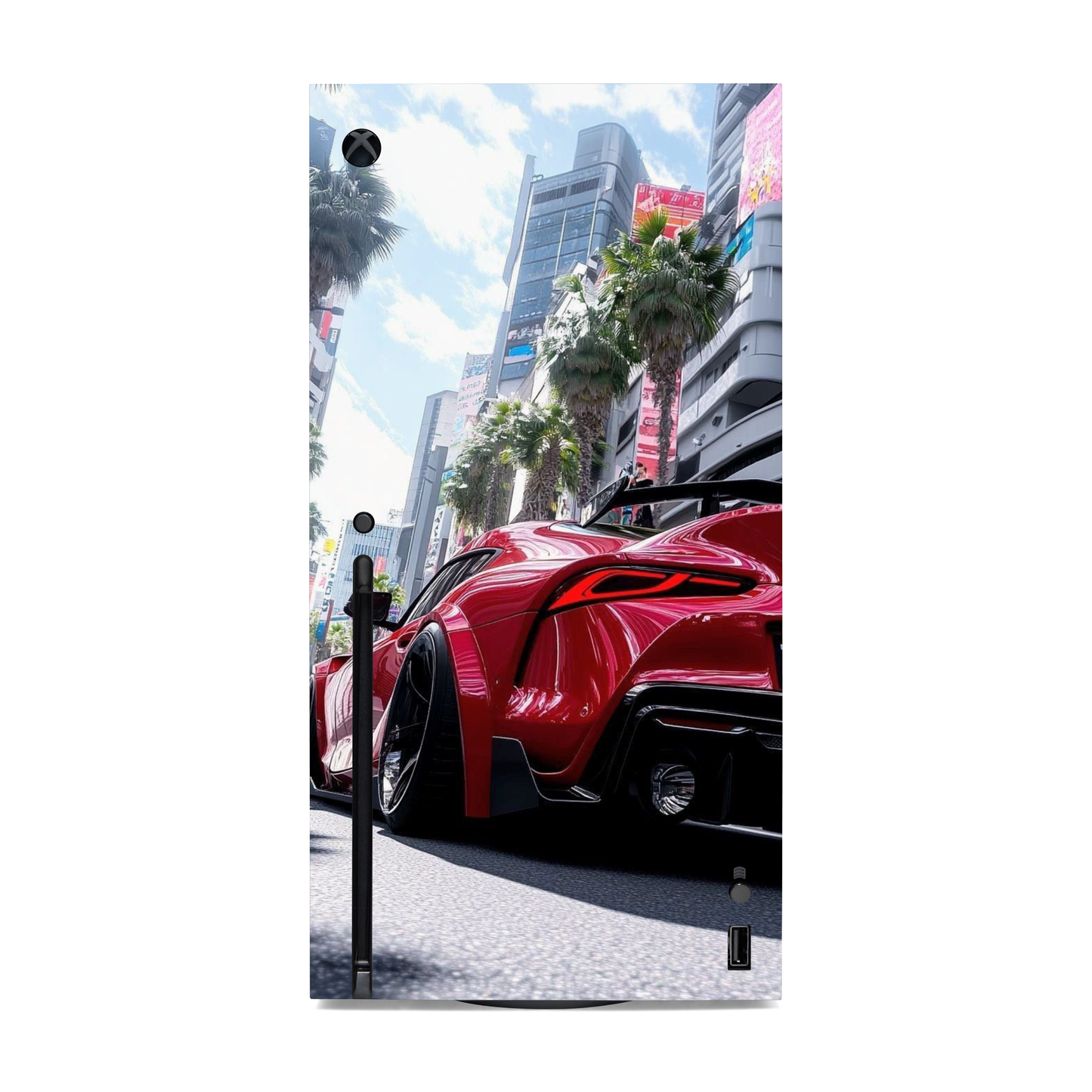 Auto Racing Vinyl Skins Supra Compatible with X-Box Series X