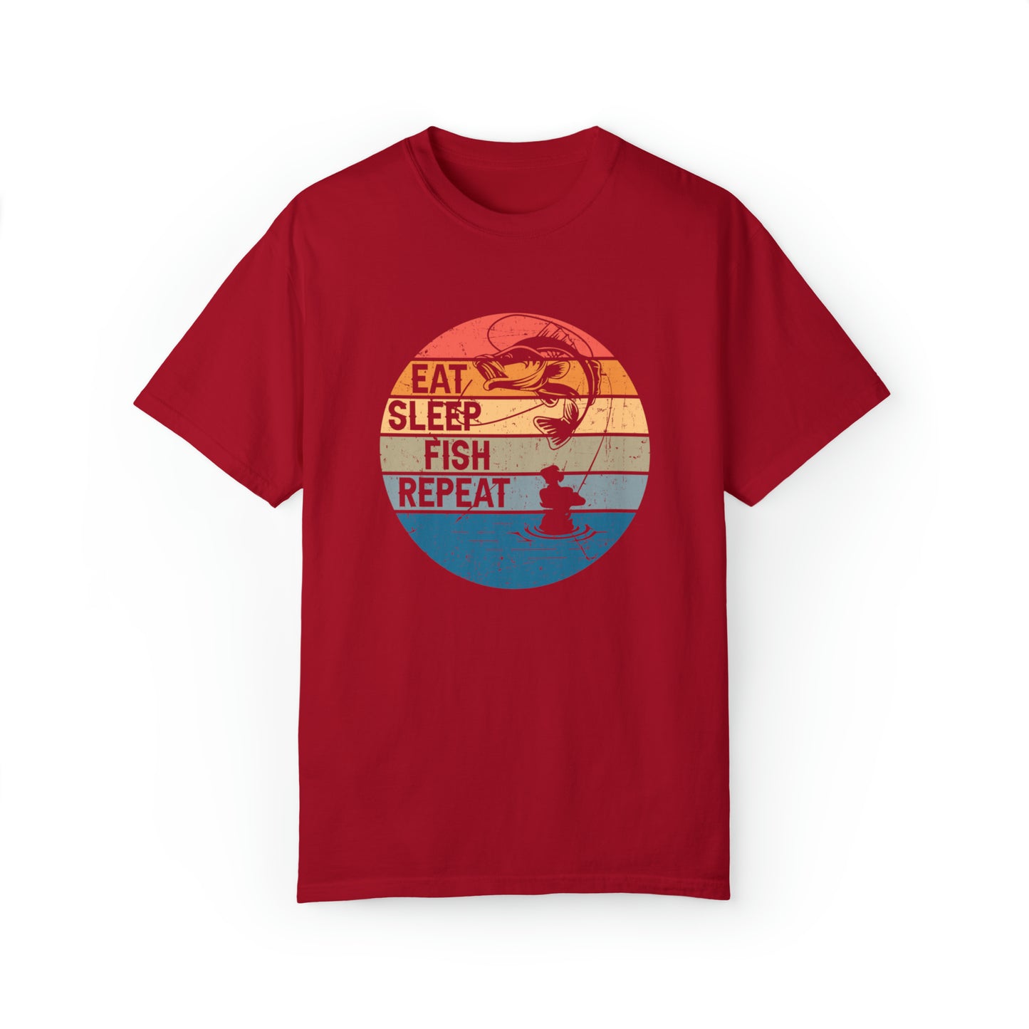 Eat Sleep Fish Repeat T-shirt
