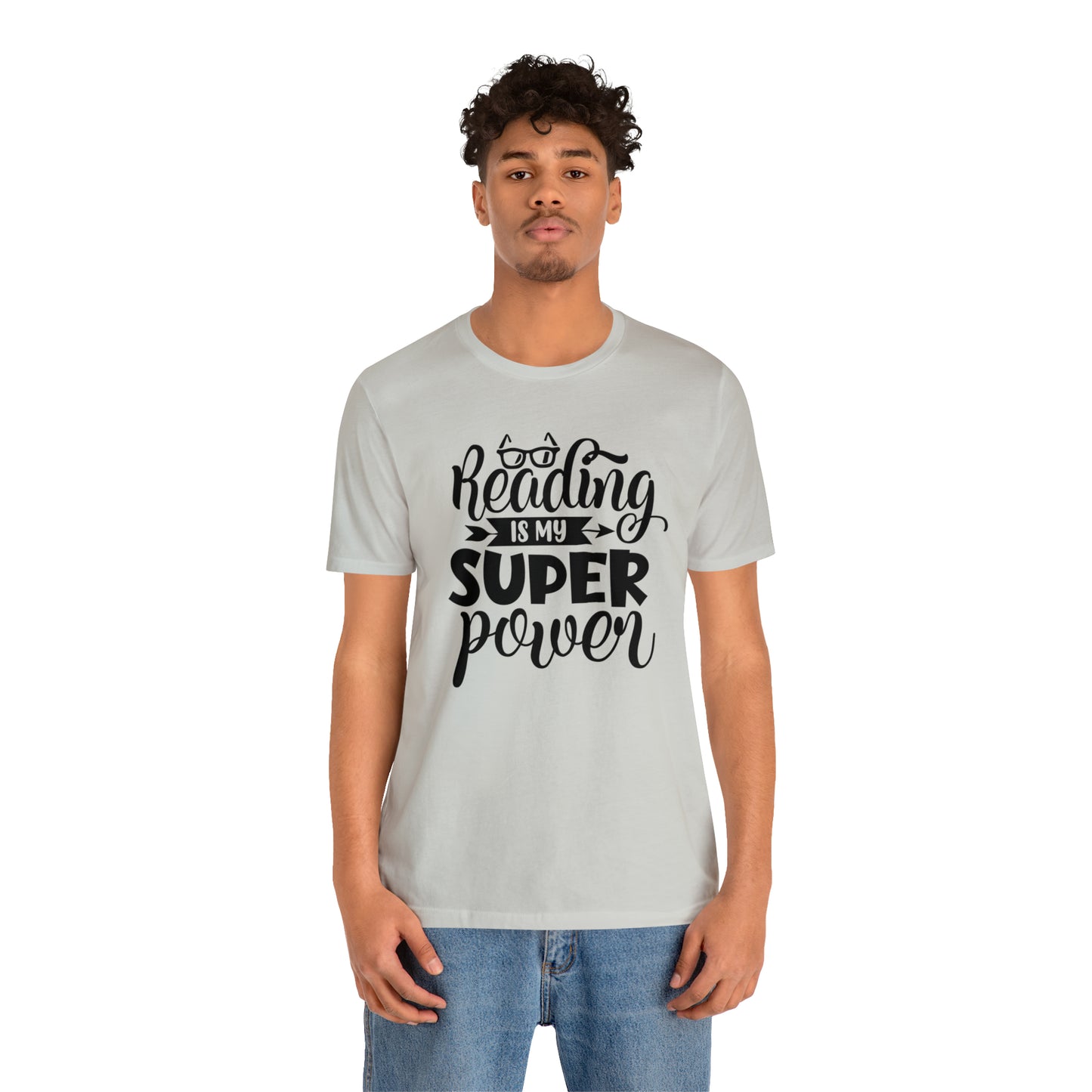 Reading Is My Super Power Short Sleeve Tee