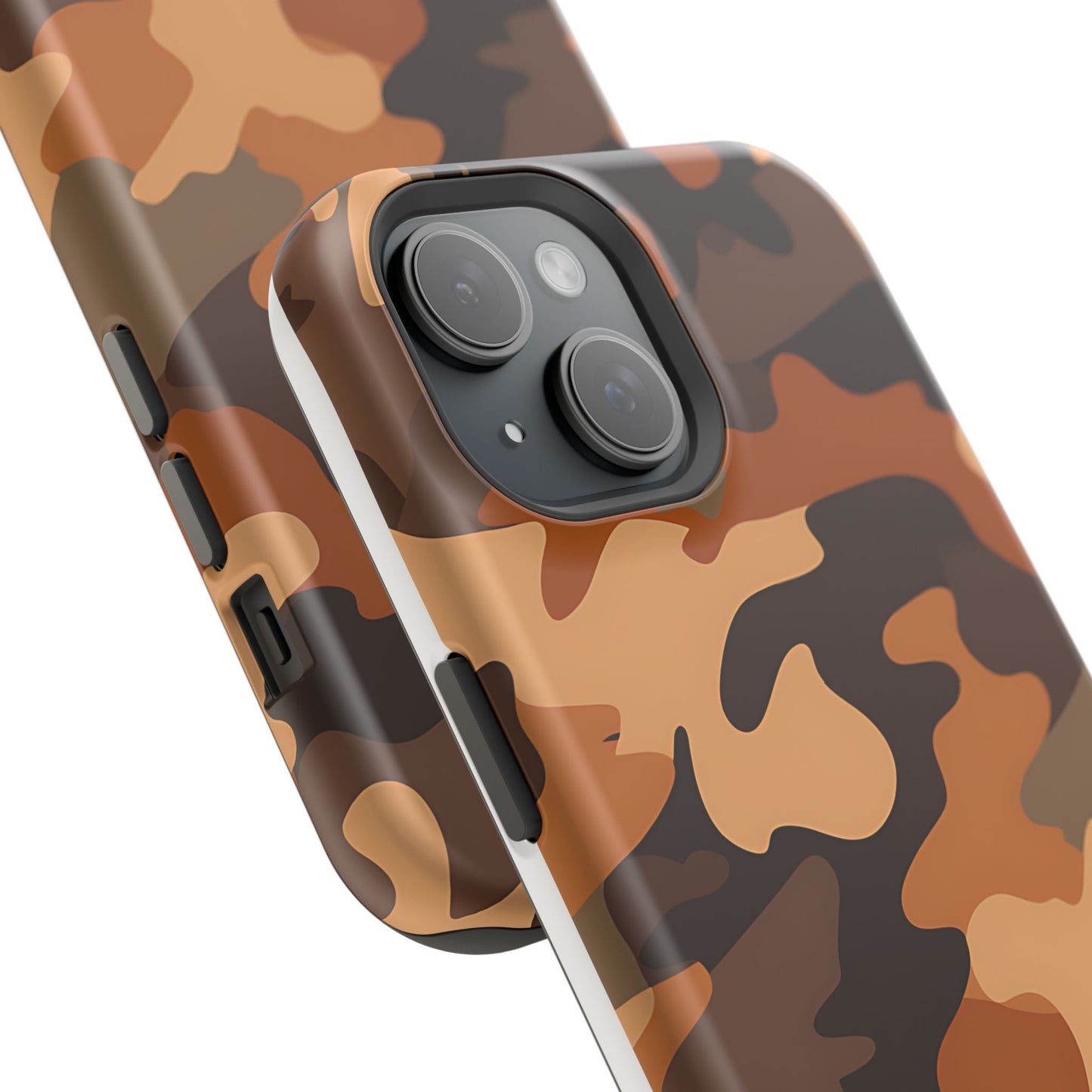 Camo Magnetic Impact Phone Case — Rugged Brown Camouflage iPhone Cover