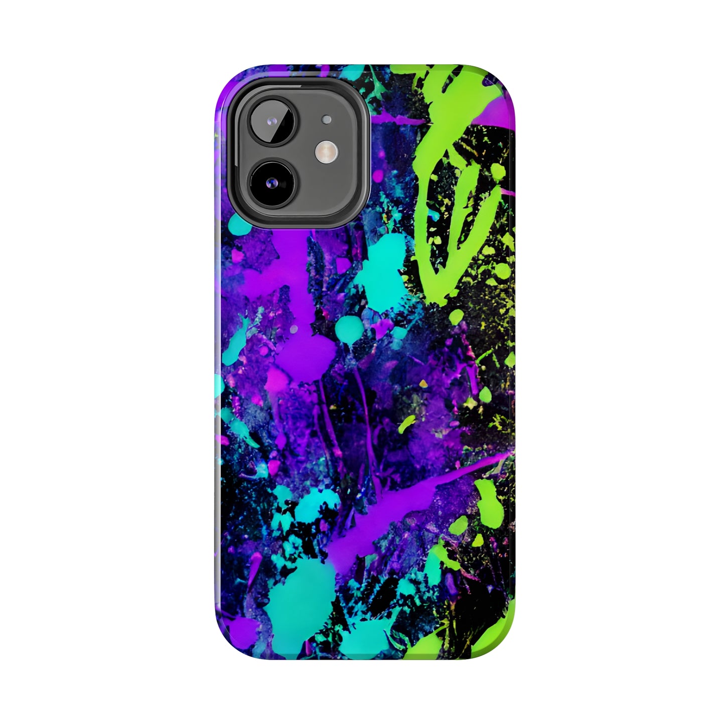 Tough Phone Cases Neon Paint