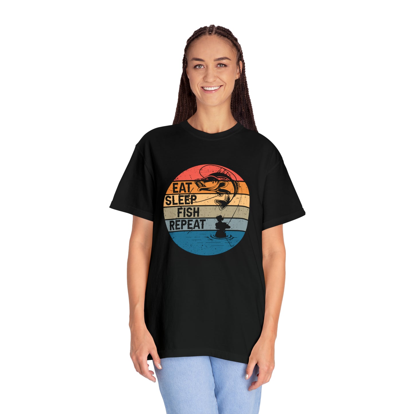 Eat Sleep Fish Repeat T-shirt