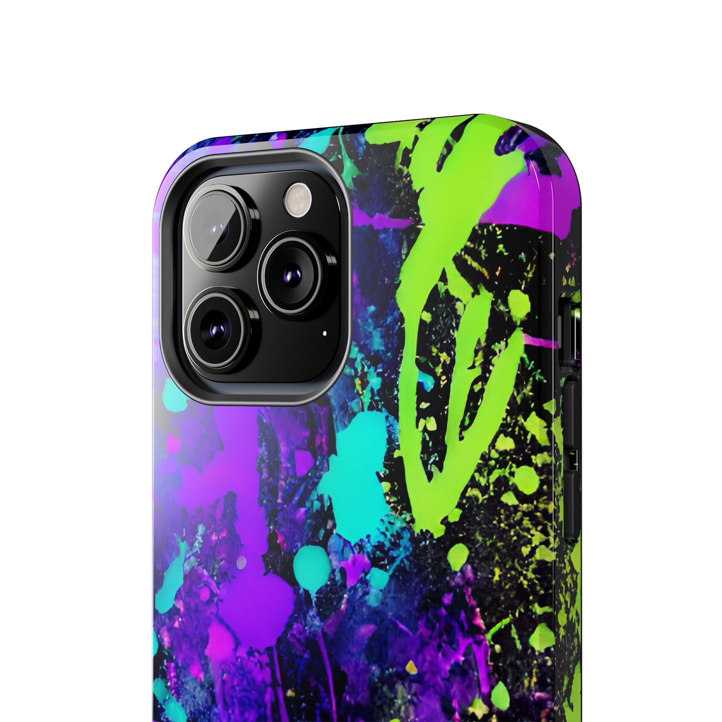 Tough Phone Cases Neon Paint