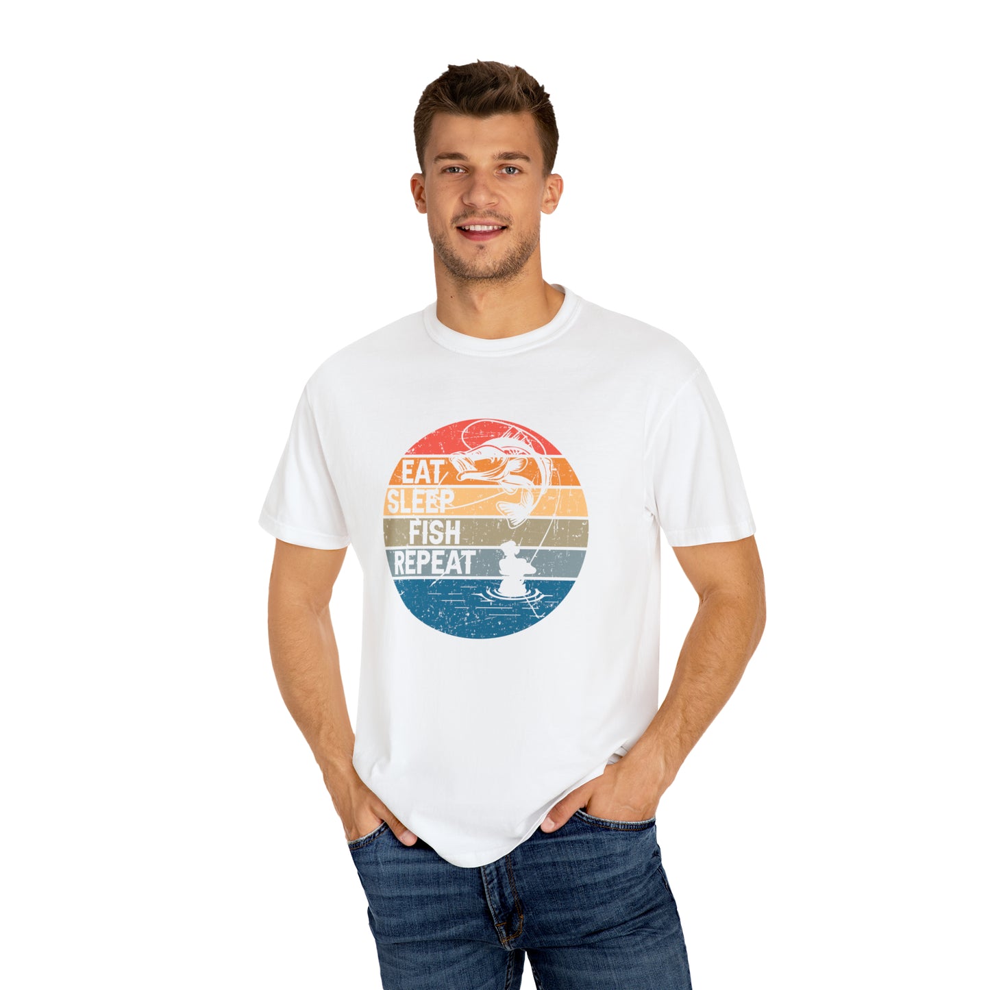 Eat Sleep Fish Repeat T-shirt