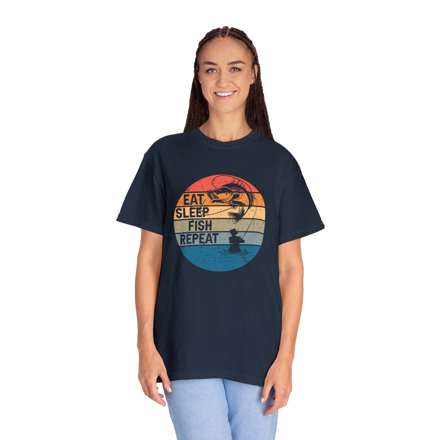 Eat Sleep Fish Repeat T-shirt