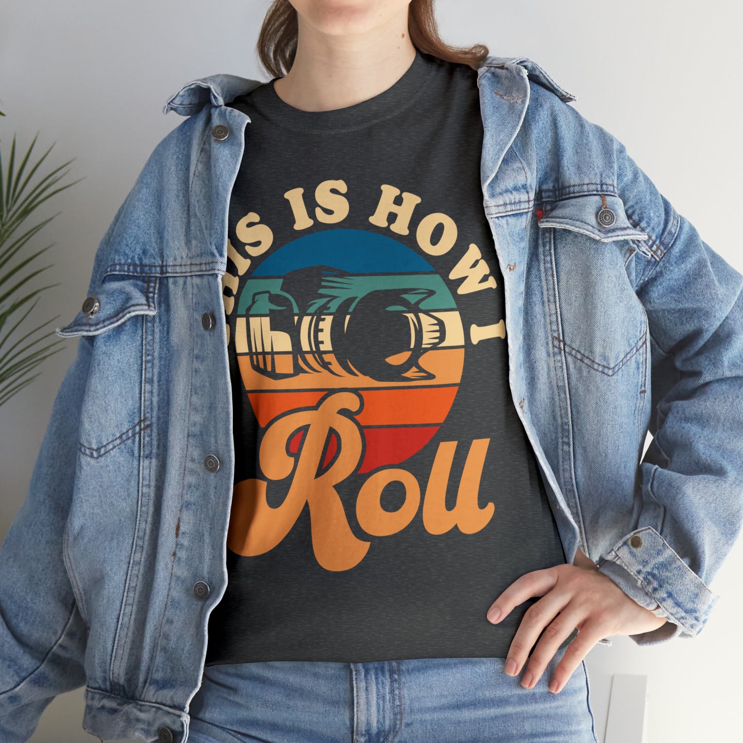 This Is How I Roll Camera Photography Cotton Tee