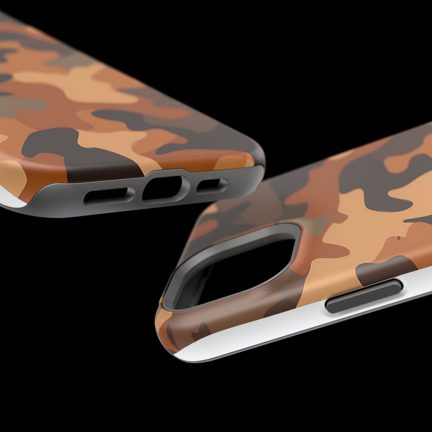 Camo Magnetic Impact Phone Case — Rugged Brown Camouflage iPhone Cover