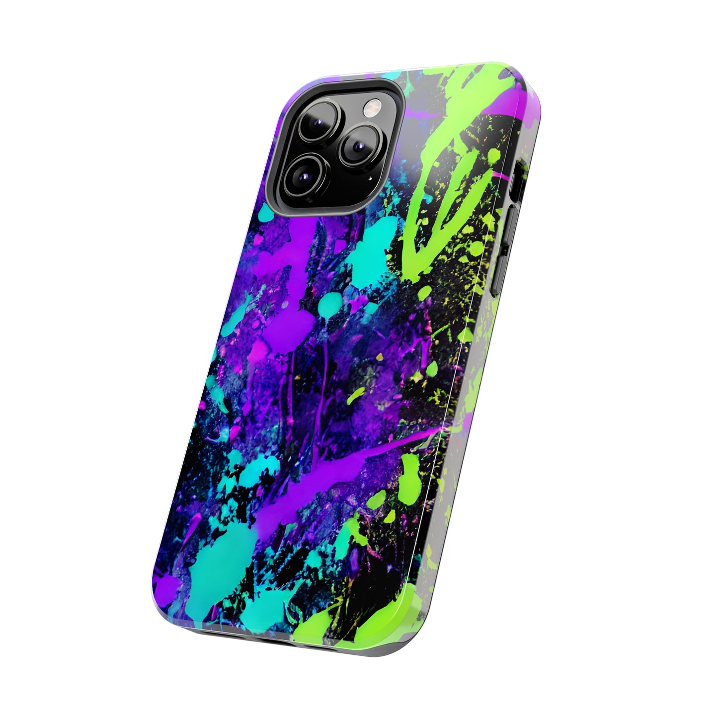 Tough Phone Cases Neon Paint