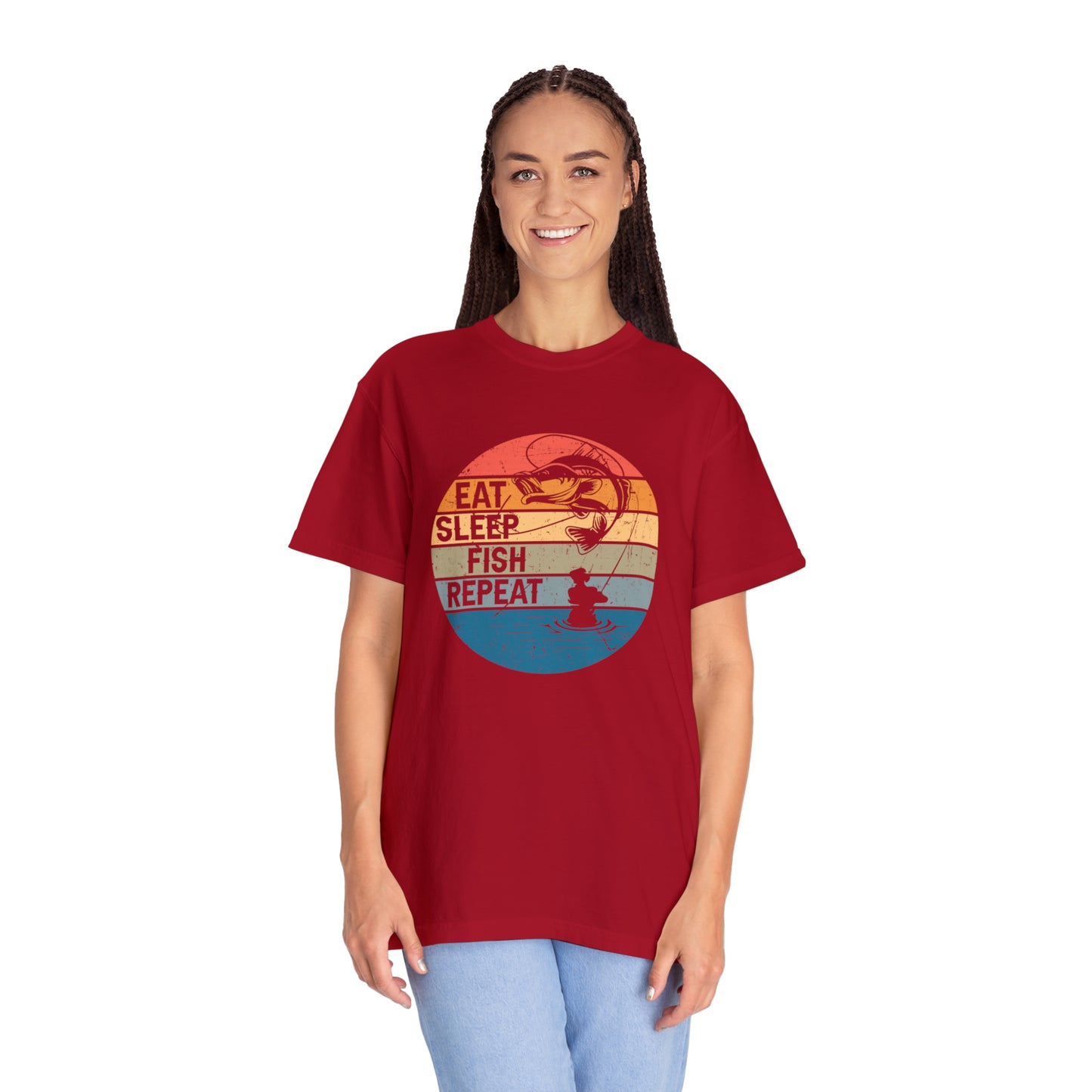 Eat Sleep Fish Repeat T-shirt