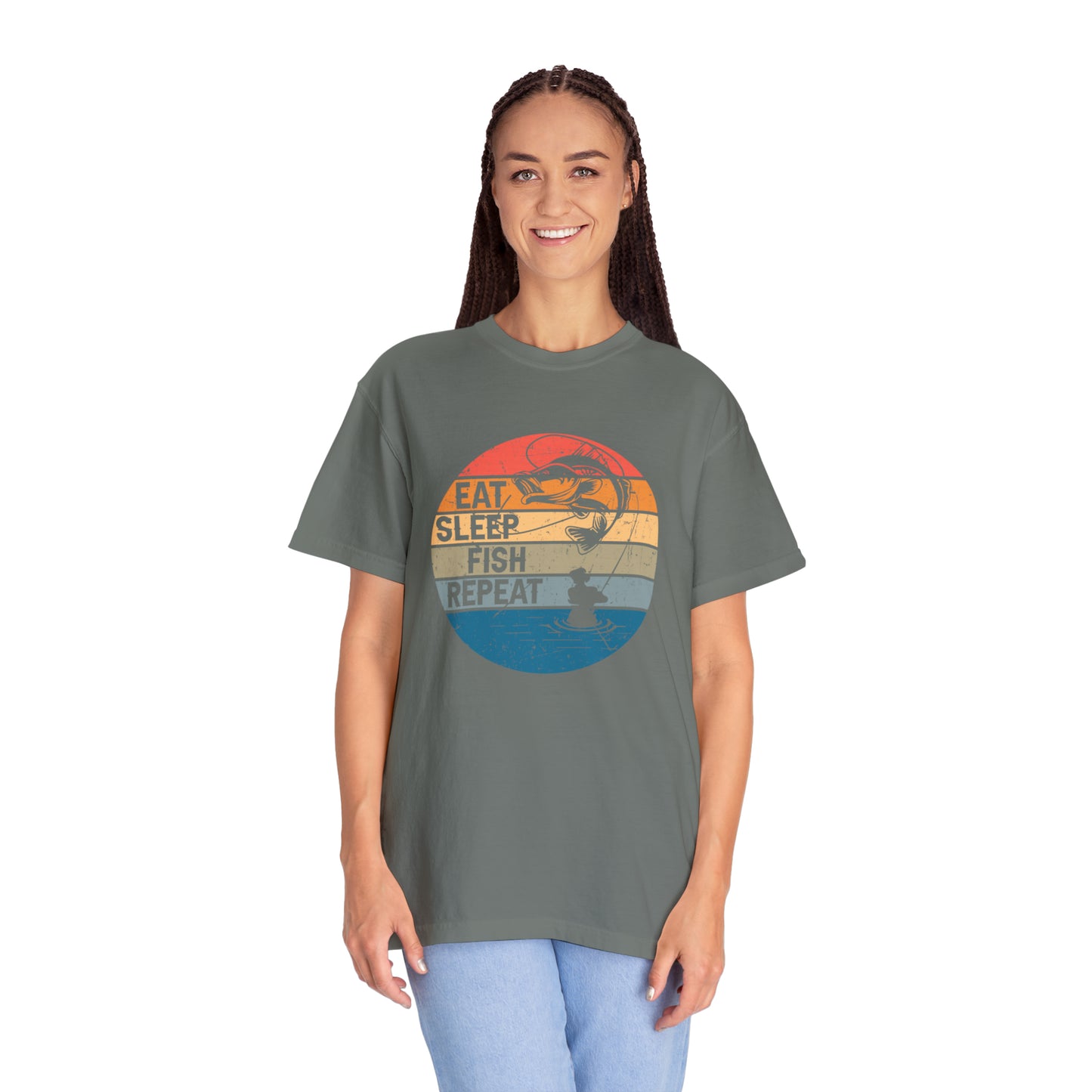 Eat Sleep Fish Repeat T-shirt