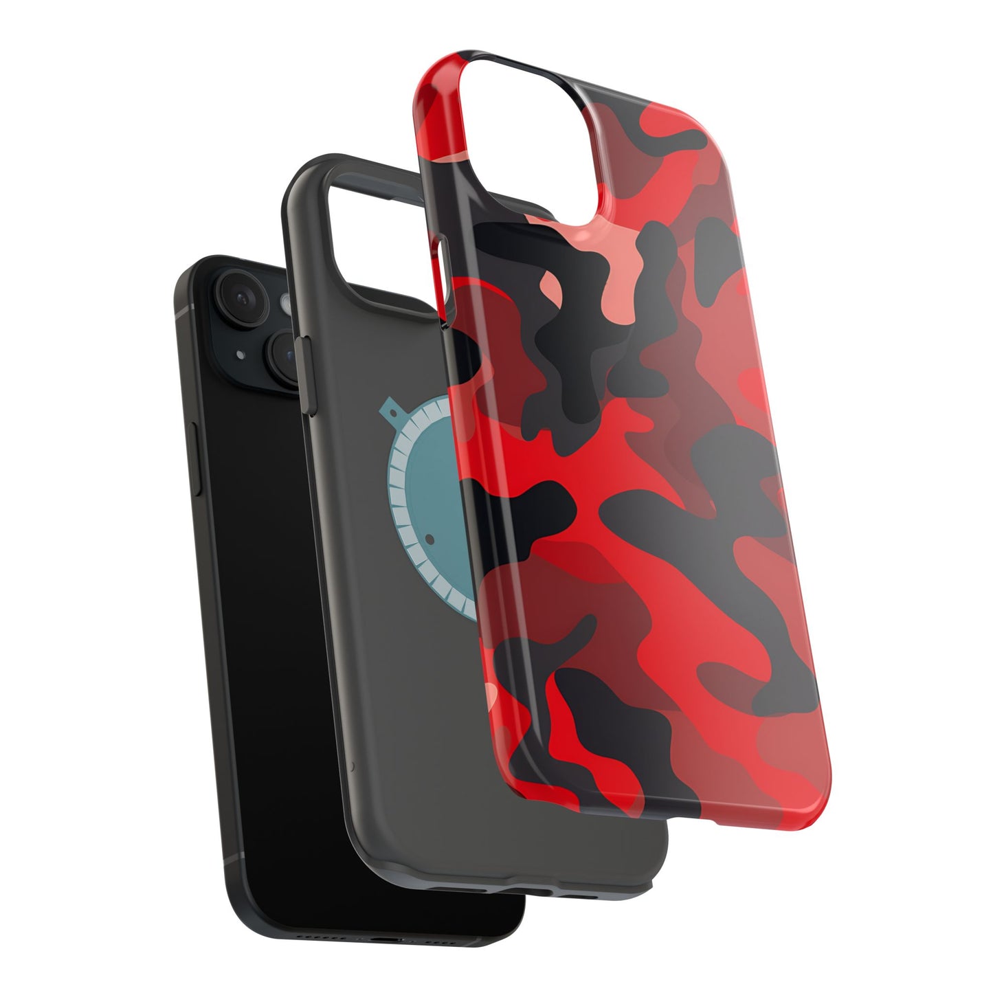 Camo Magnetic Tough Case | Phone Protection, Trendy Accessory, Durable Cover, Unique Style