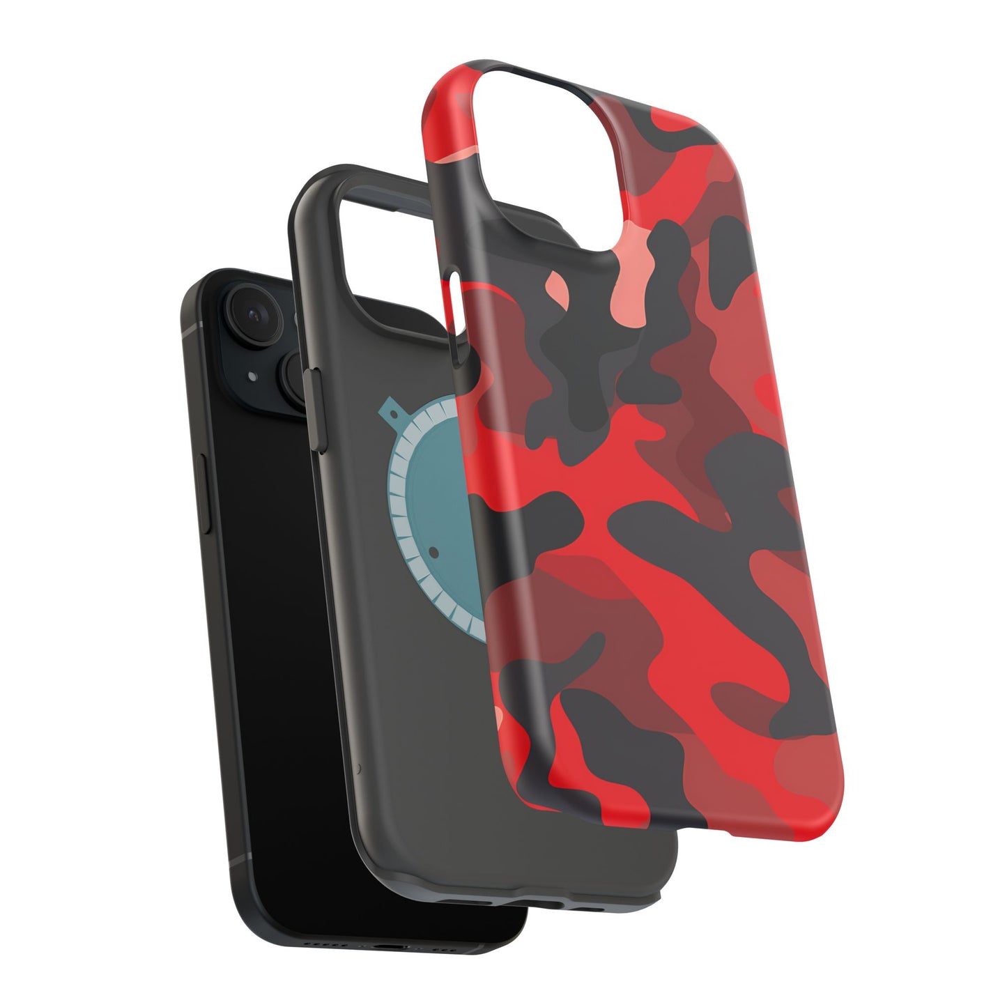 Camo Magnetic Tough Case | Phone Protection, Trendy Accessory, Durable Cover, Unique Style