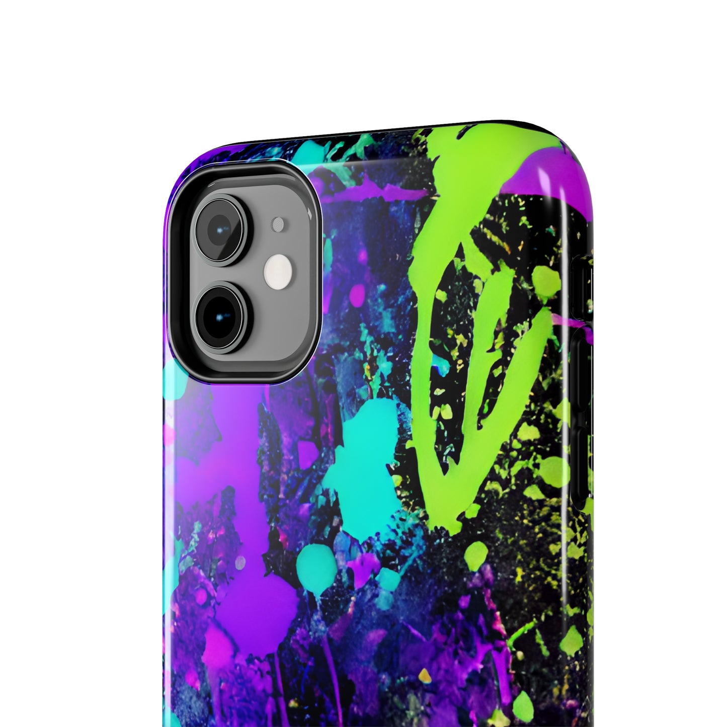 Tough Phone Cases Neon Paint