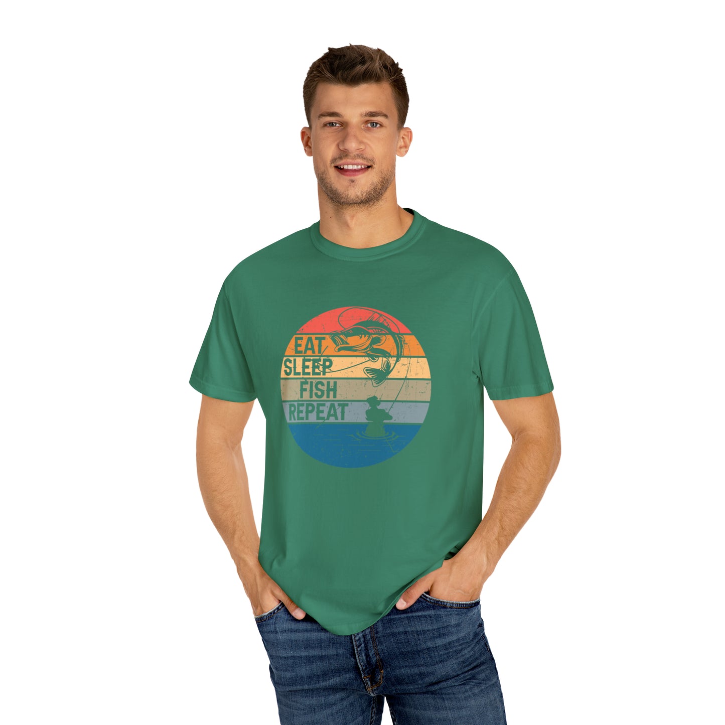 Eat Sleep Fish Repeat T-shirt