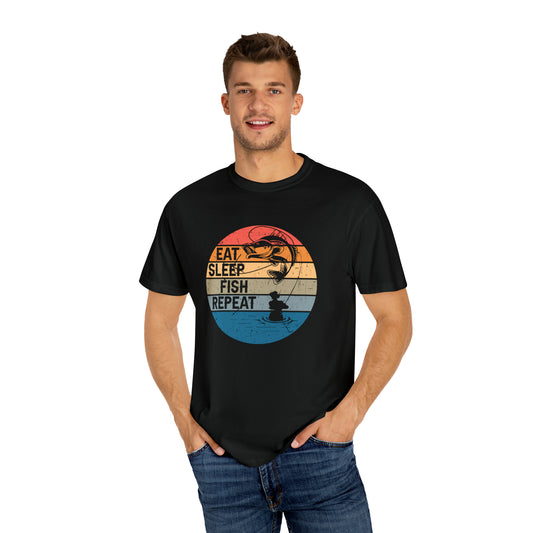 Eat Sleep Fish Repeat T-shirt