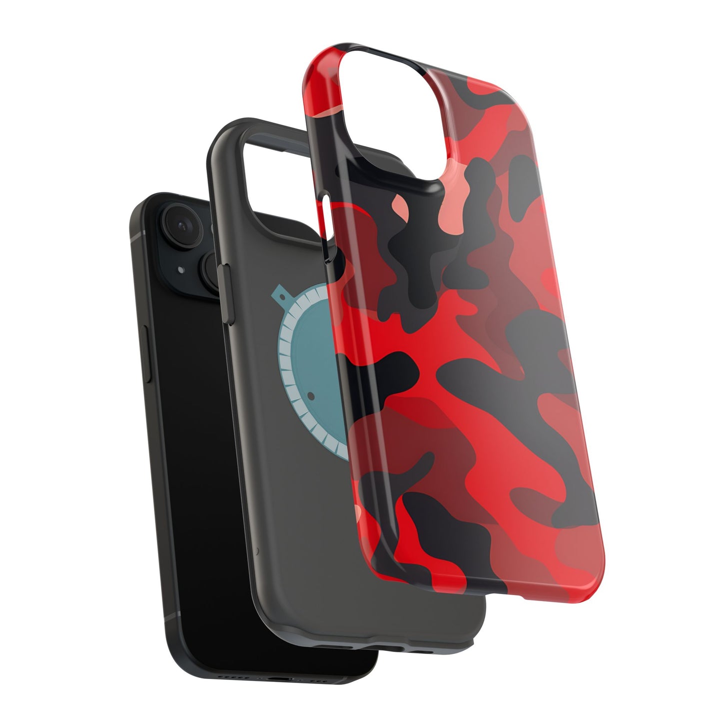 Camo Magnetic Tough Case | Phone Protection, Trendy Accessory, Durable Cover, Unique Style