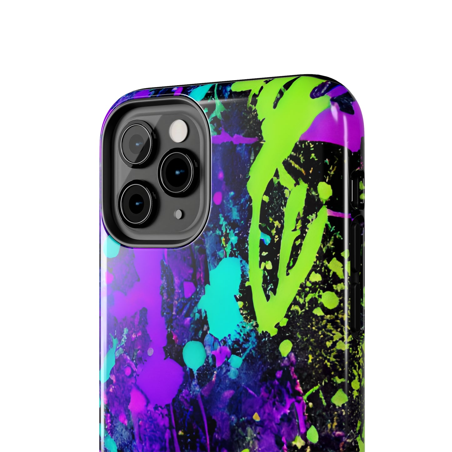 Tough Phone Cases Neon Paint