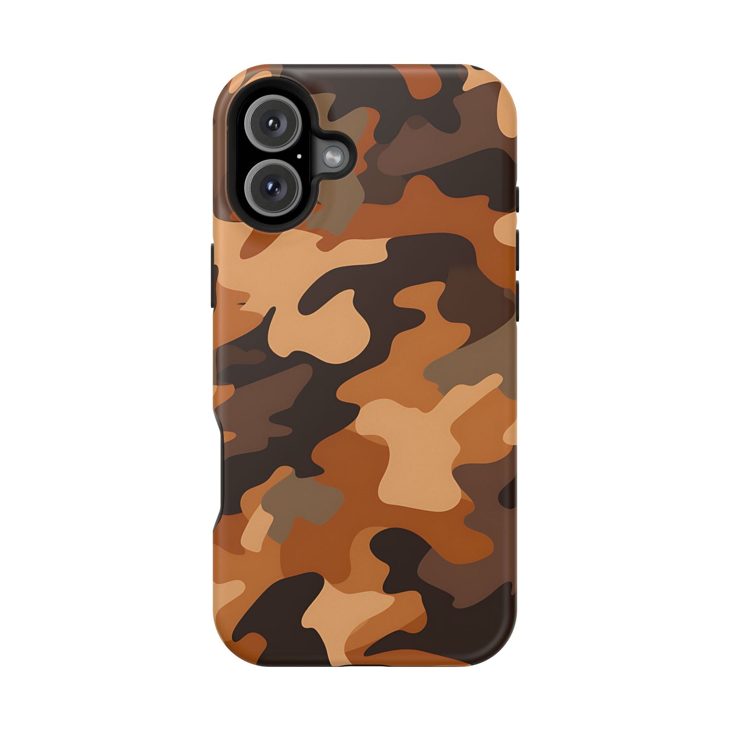 Camo Magnetic Impact Phone Case — Rugged Brown Camouflage iPhone Cover