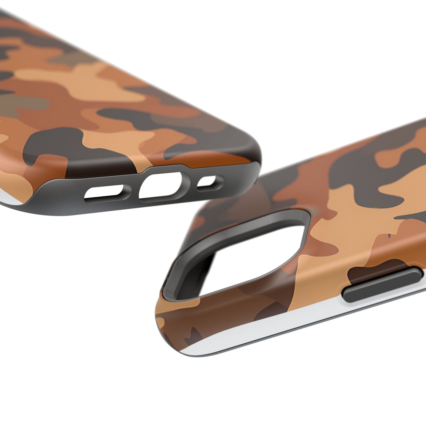 Camo Magnetic Impact Phone Case — Rugged Brown Camouflage iPhone Cover