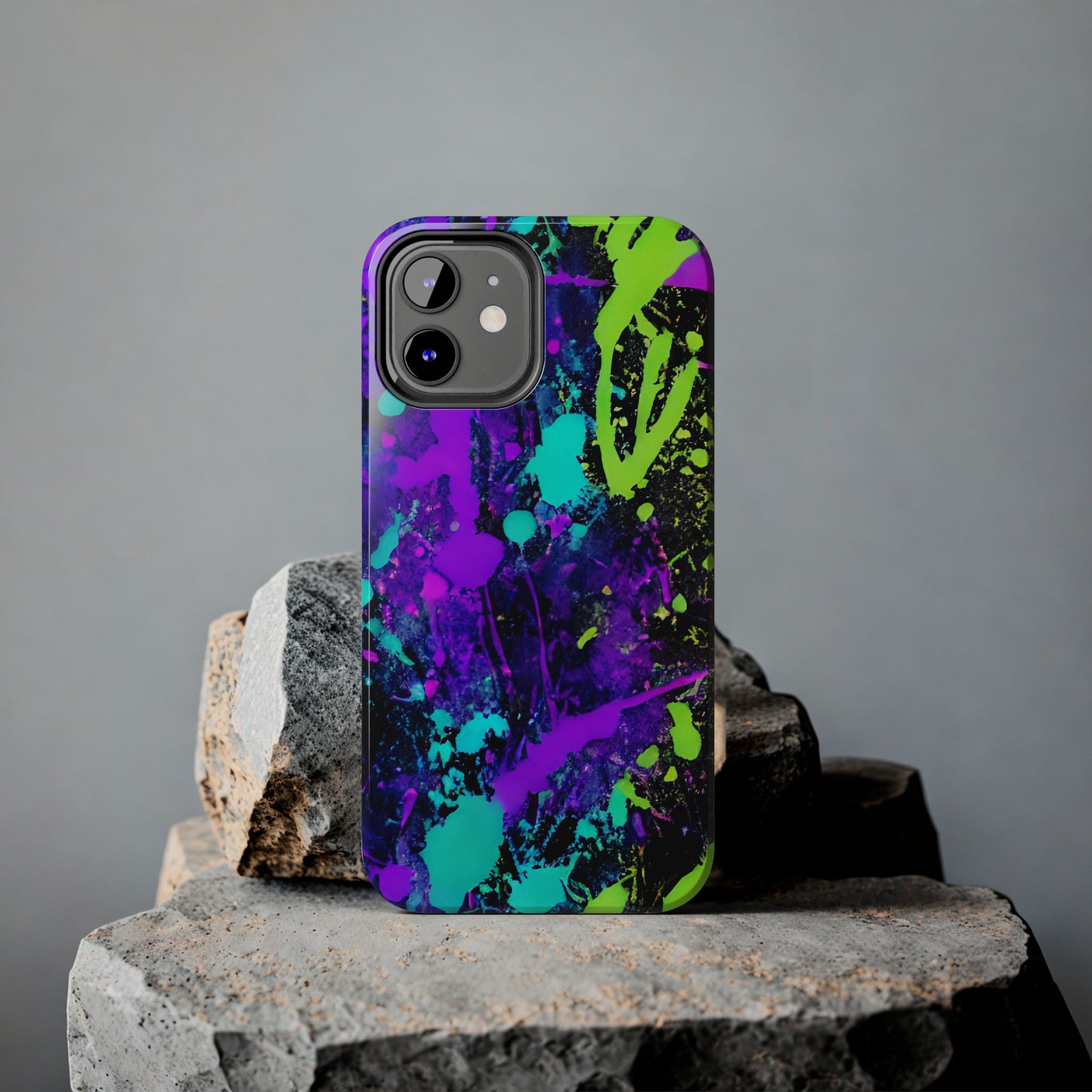 Tough Phone Cases Neon Paint