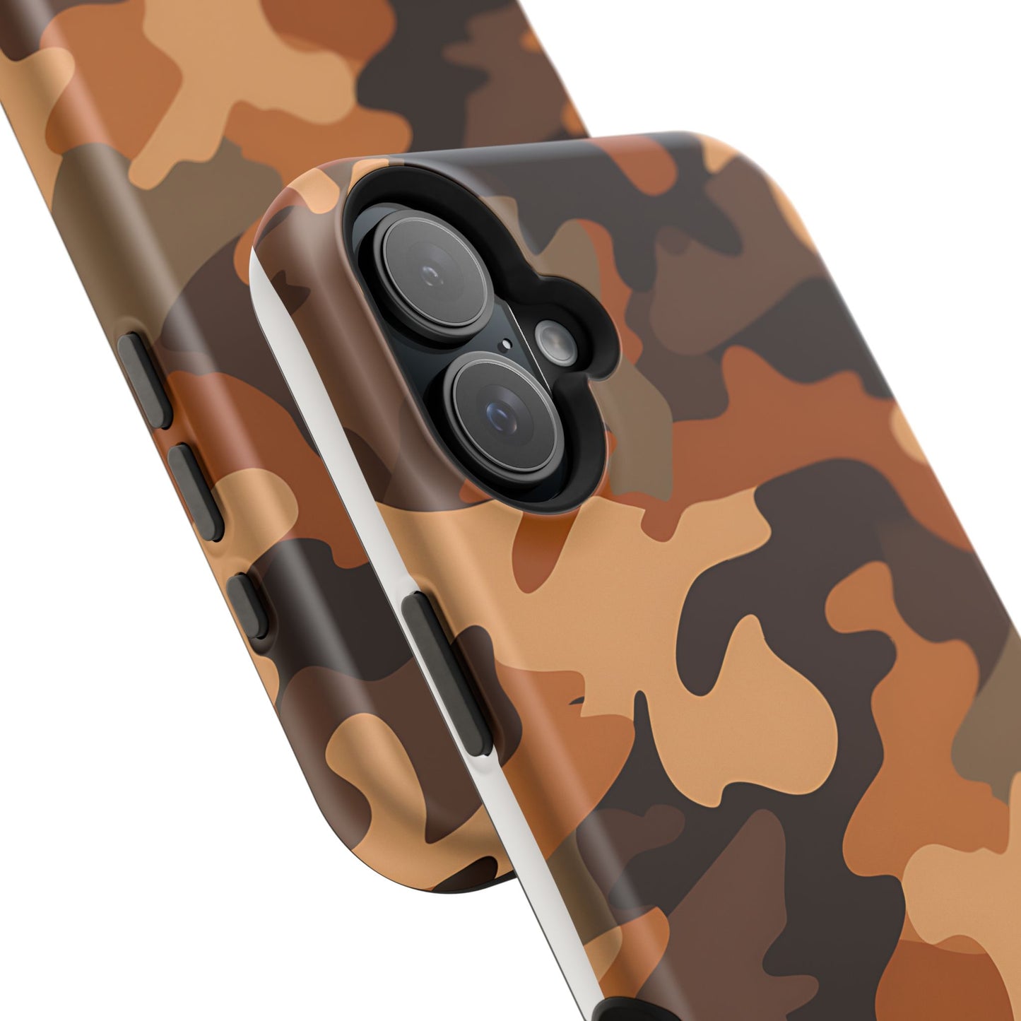 Camo Magnetic Impact Phone Case — Rugged Brown Camouflage iPhone Cover