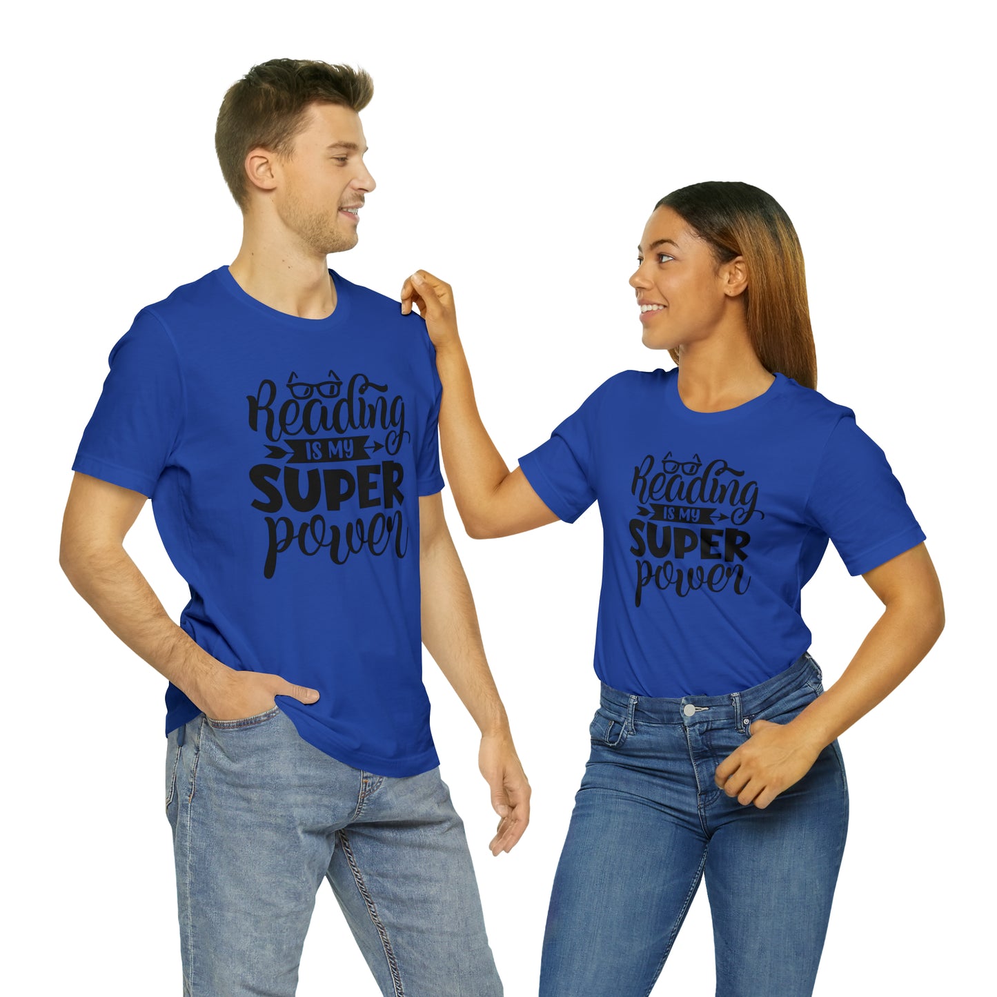 Reading Is My Super Power Short Sleeve Tee