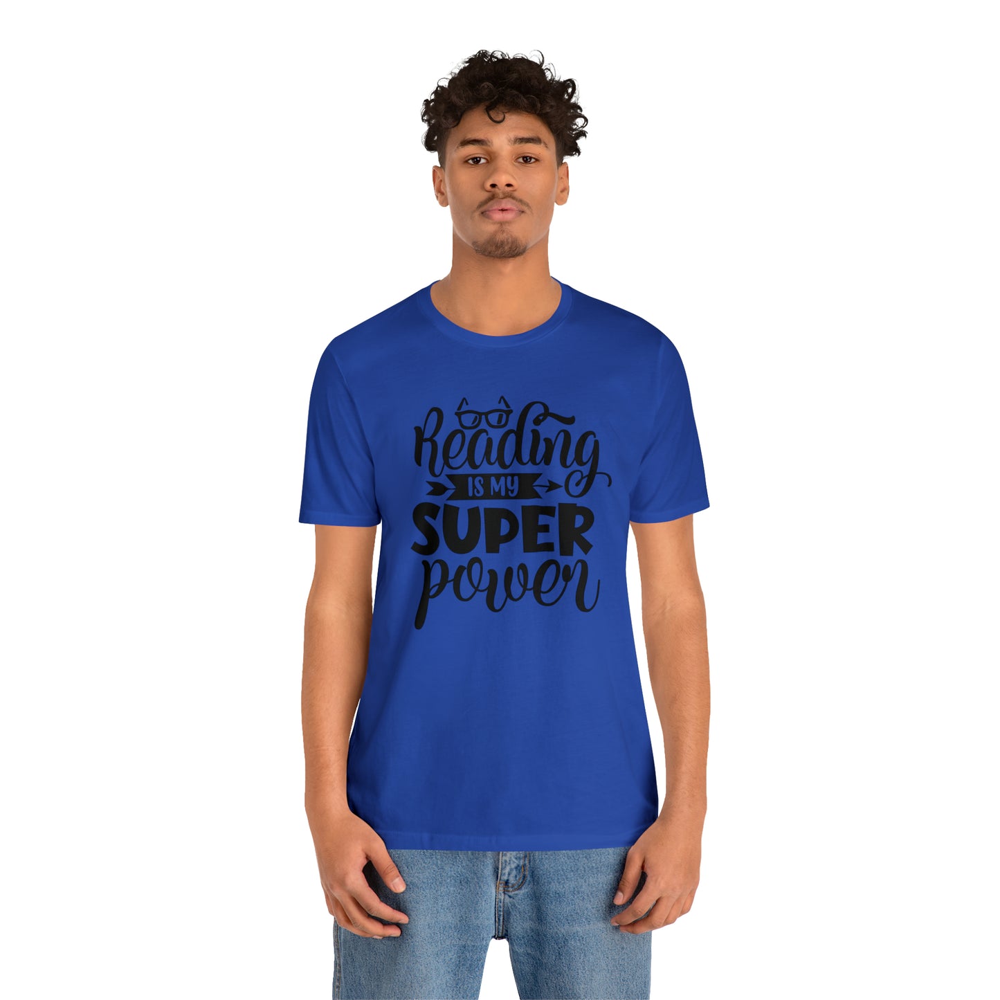 Reading Is My Super Power Short Sleeve Tee