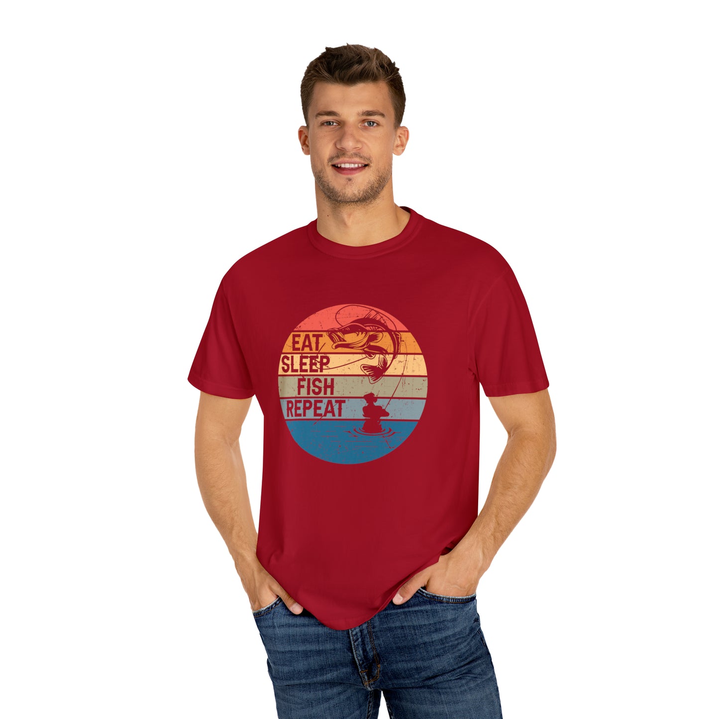 Eat Sleep Fish Repeat T-shirt