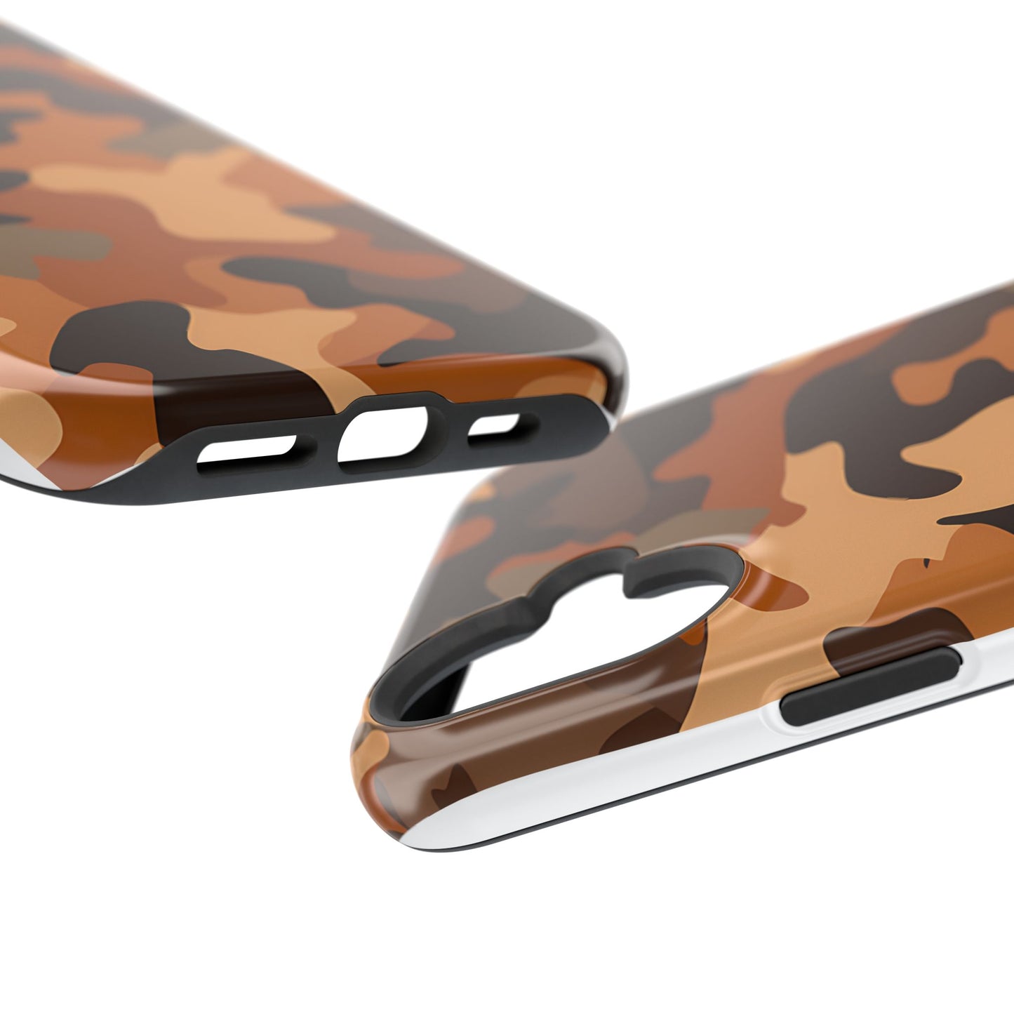 Camo Magnetic Impact Phone Case — Rugged Brown Camouflage iPhone Cover