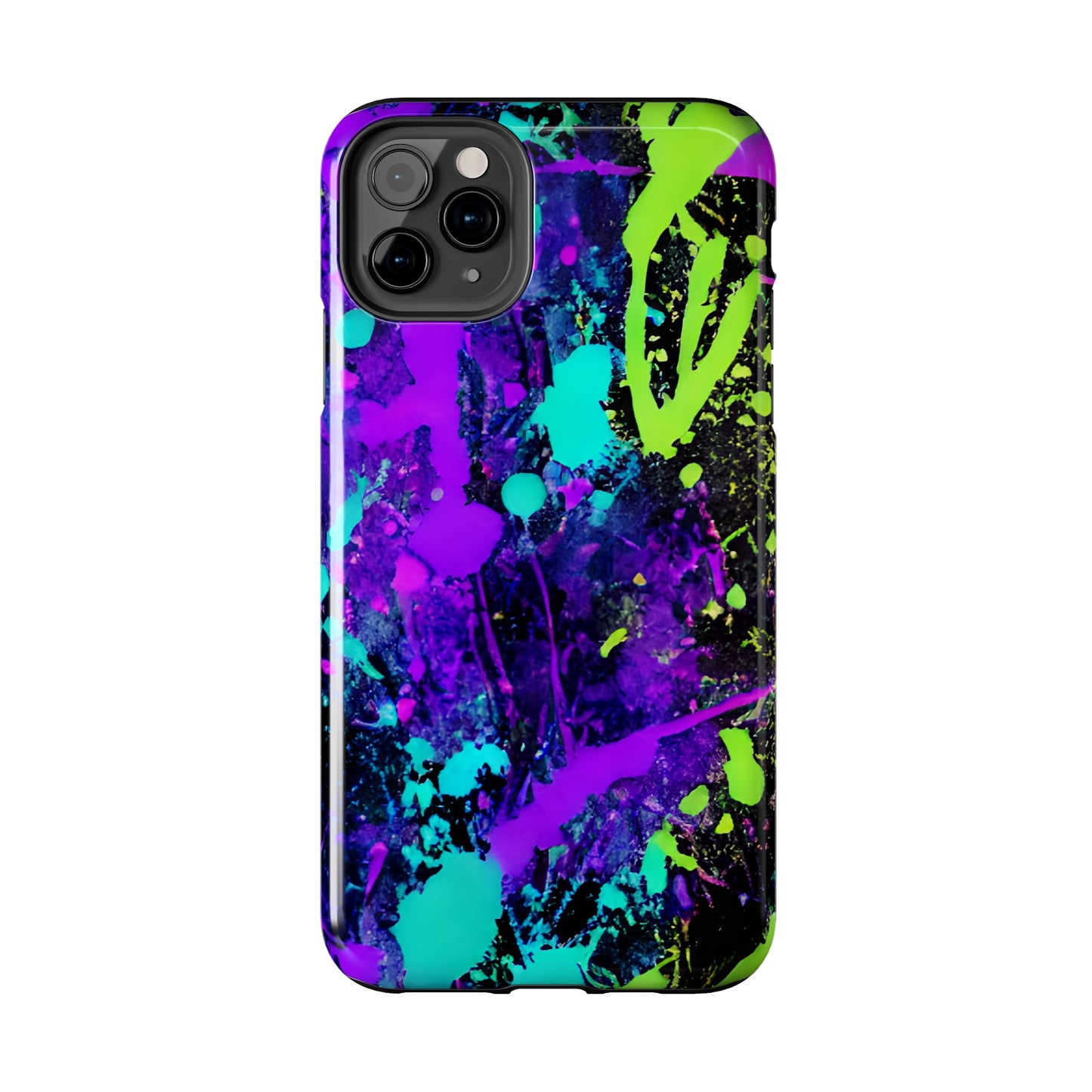 Tough Phone Cases Neon Paint