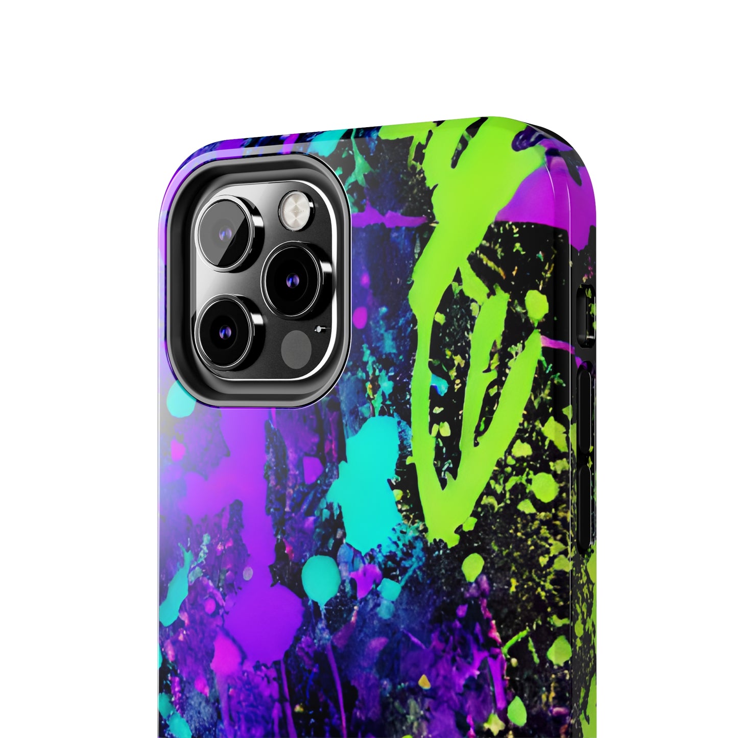 Tough Phone Cases Neon Paint