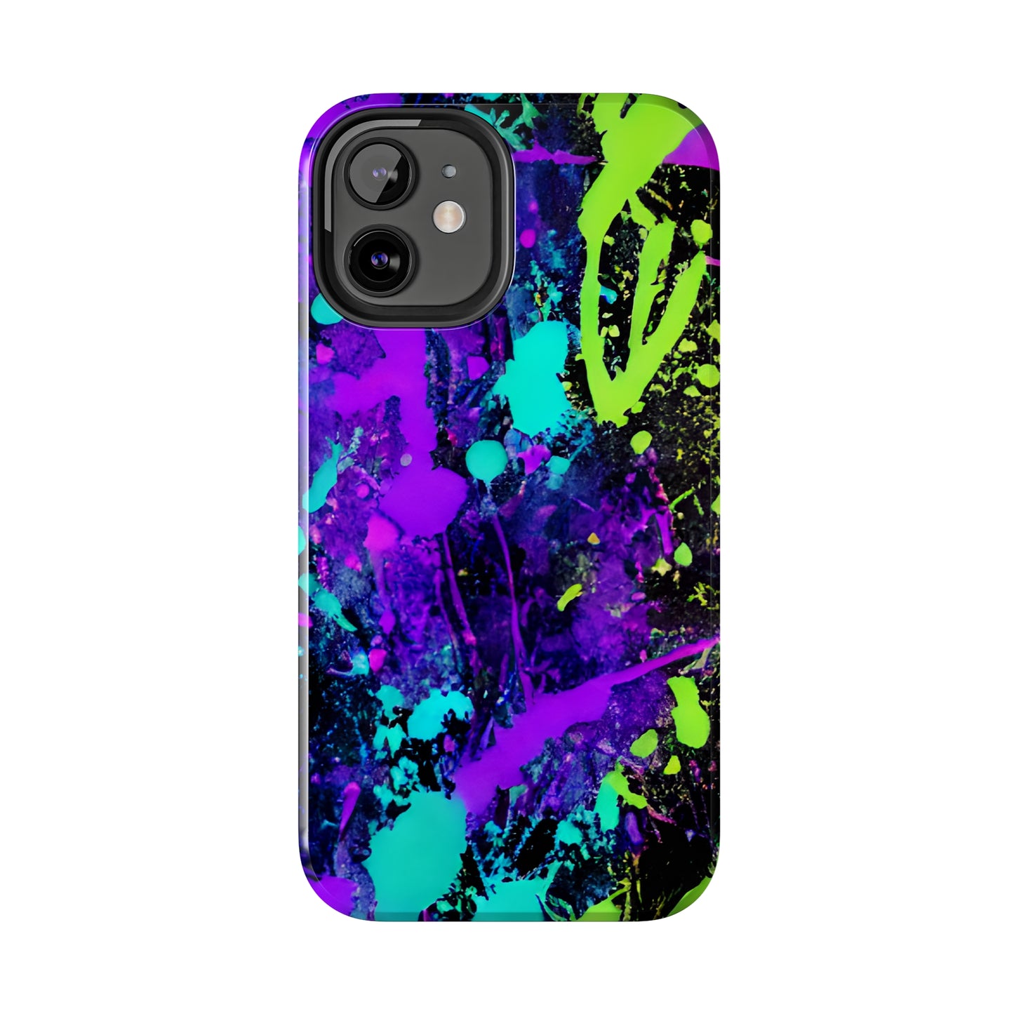 Tough Phone Cases Neon Paint