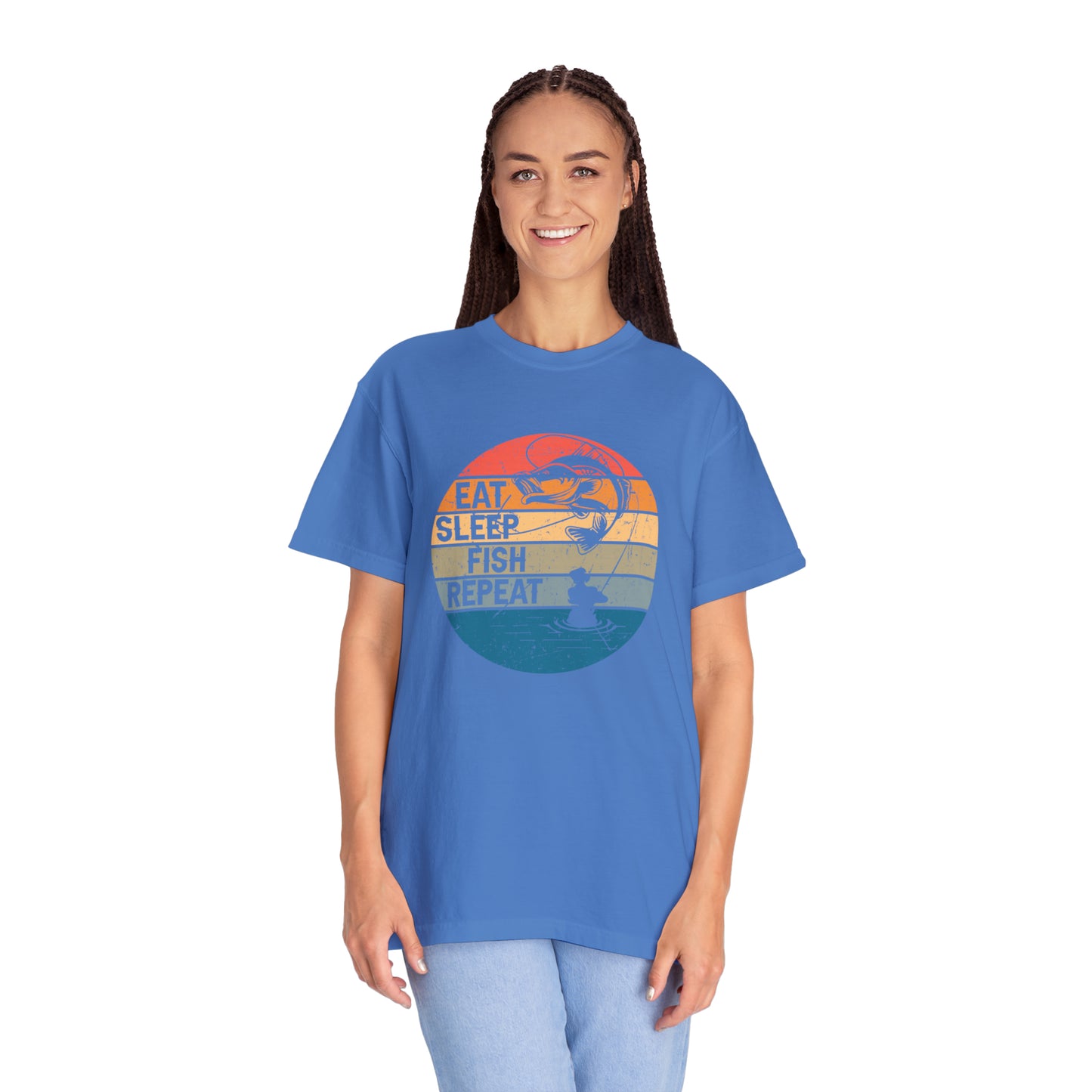 Eat Sleep Fish Repeat T-shirt
