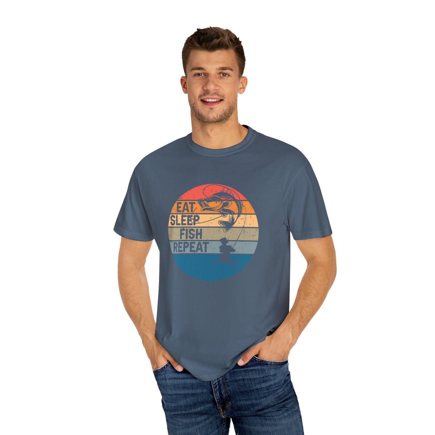Eat Sleep Fish Repeat T-shirt