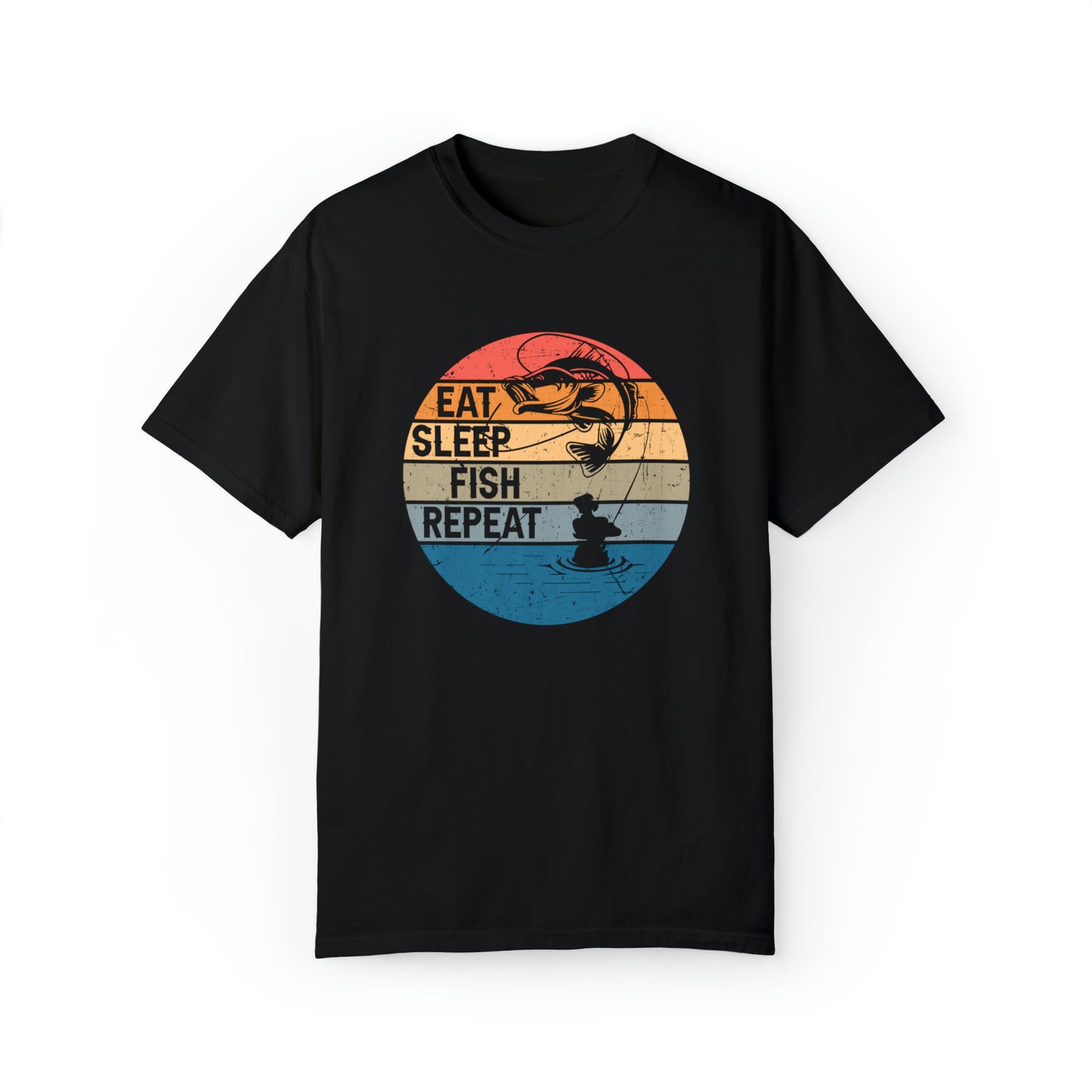 Eat Sleep Fish Repeat T-shirt