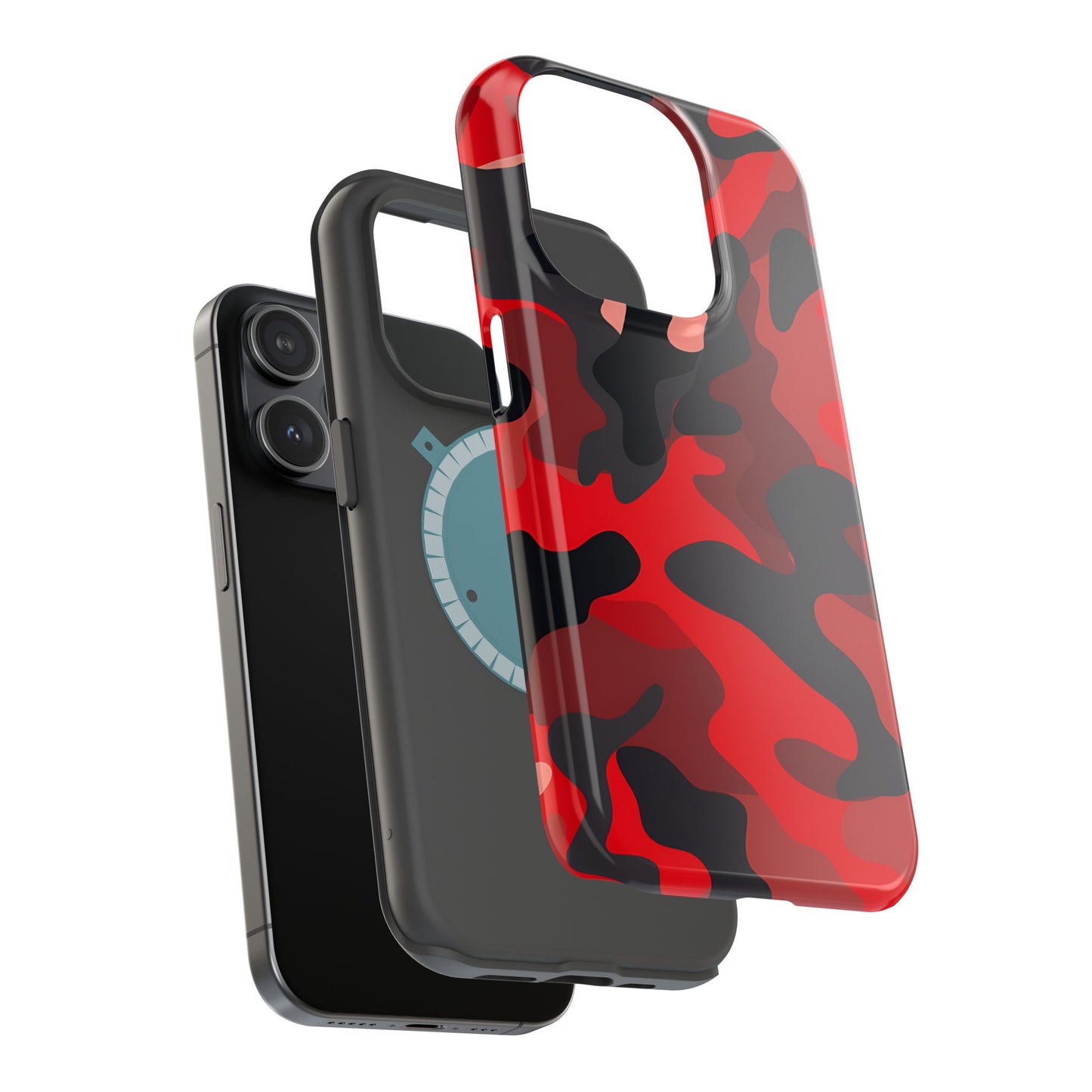 Camo Magnetic Tough Case | Phone Protection, Trendy Accessory, Durable Cover, Unique Style