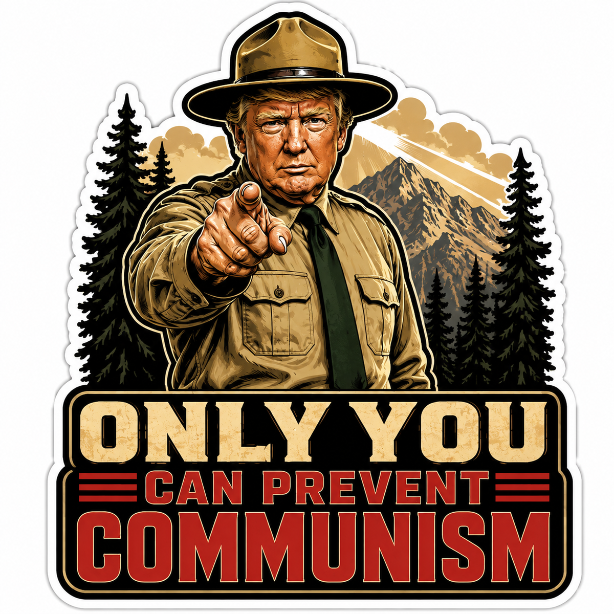 Only You Can Prevent Communism – Patriotic Vinyl Decal