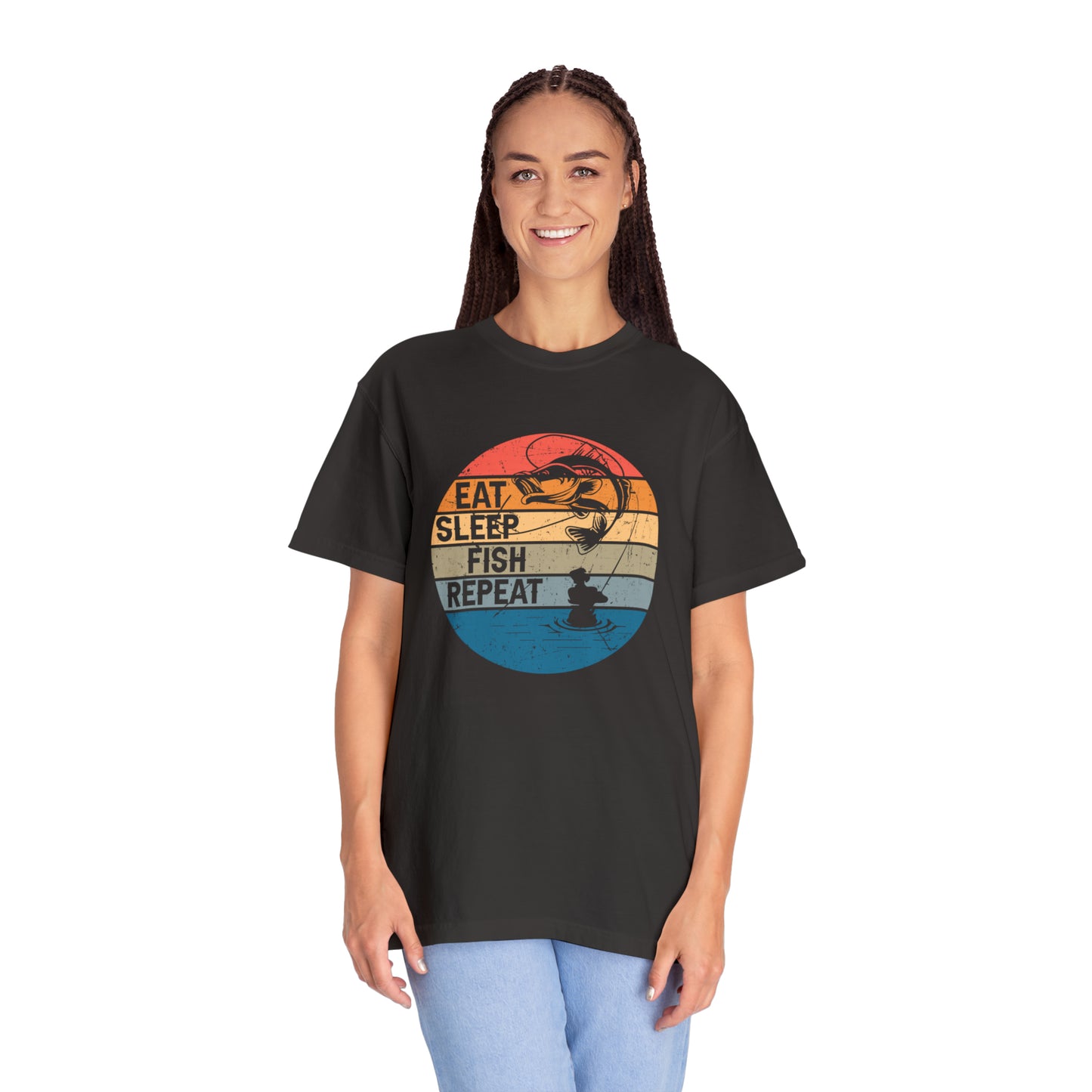 Eat Sleep Fish Repeat T-shirt