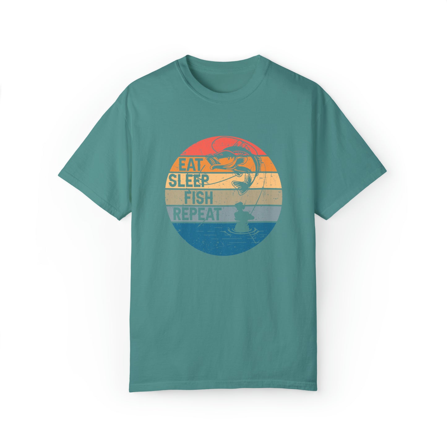 Eat Sleep Fish Repeat T-shirt