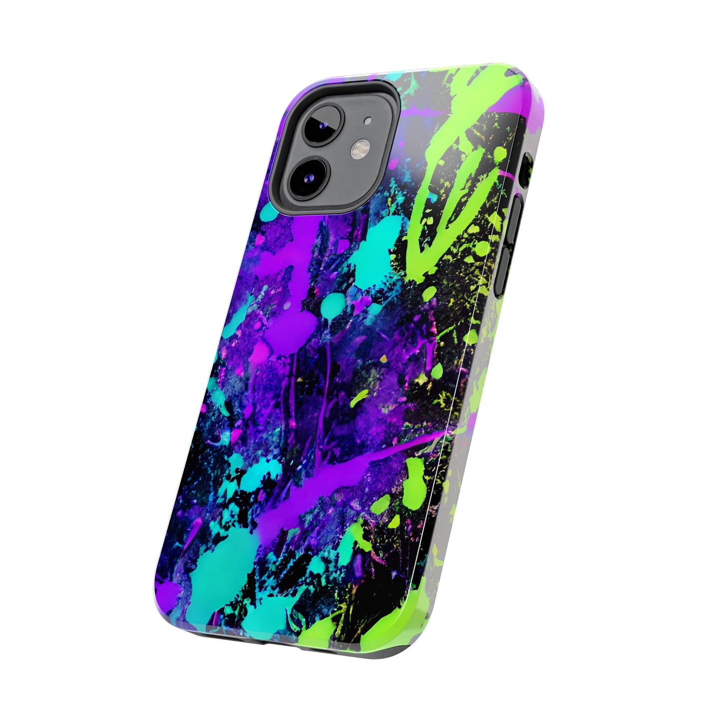 Tough Phone Cases Neon Paint