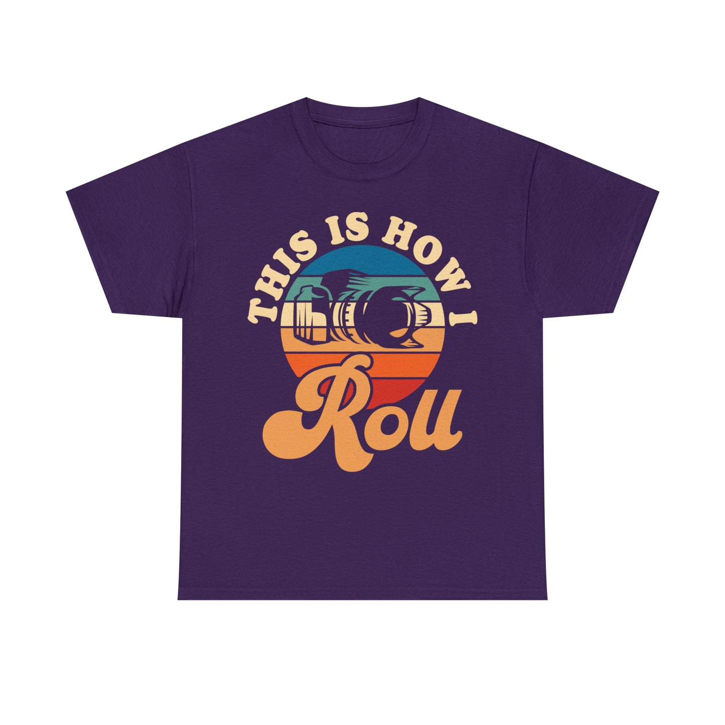 This Is How I Roll Camera Photography Cotton Tee