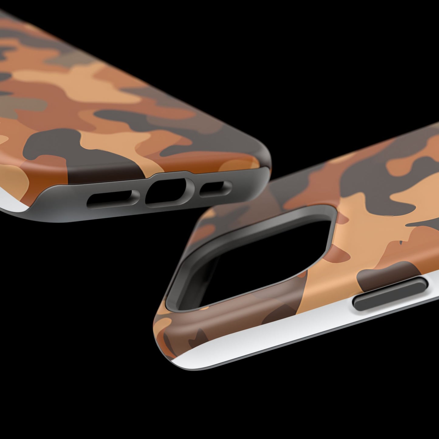 Camo Magnetic Impact Phone Case — Rugged Brown Camouflage iPhone Cover