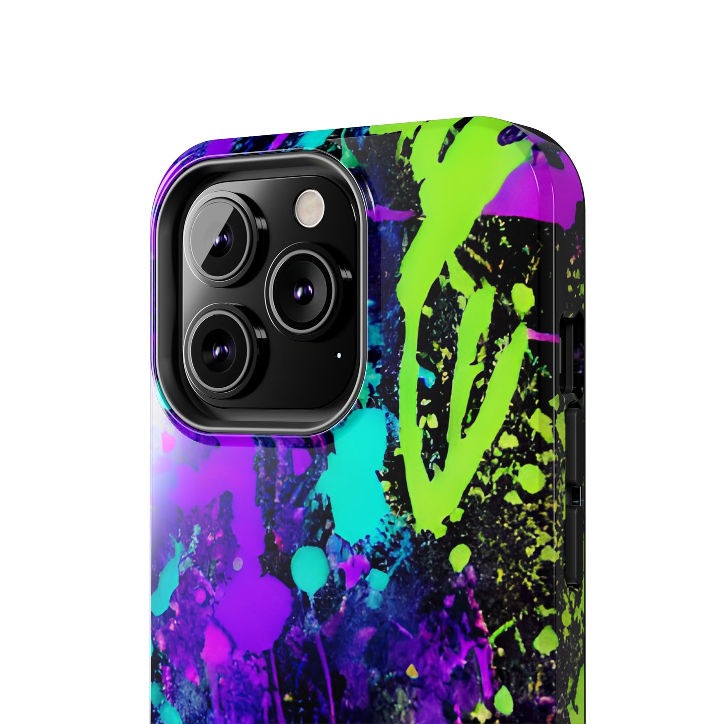 Tough Phone Cases Neon Paint