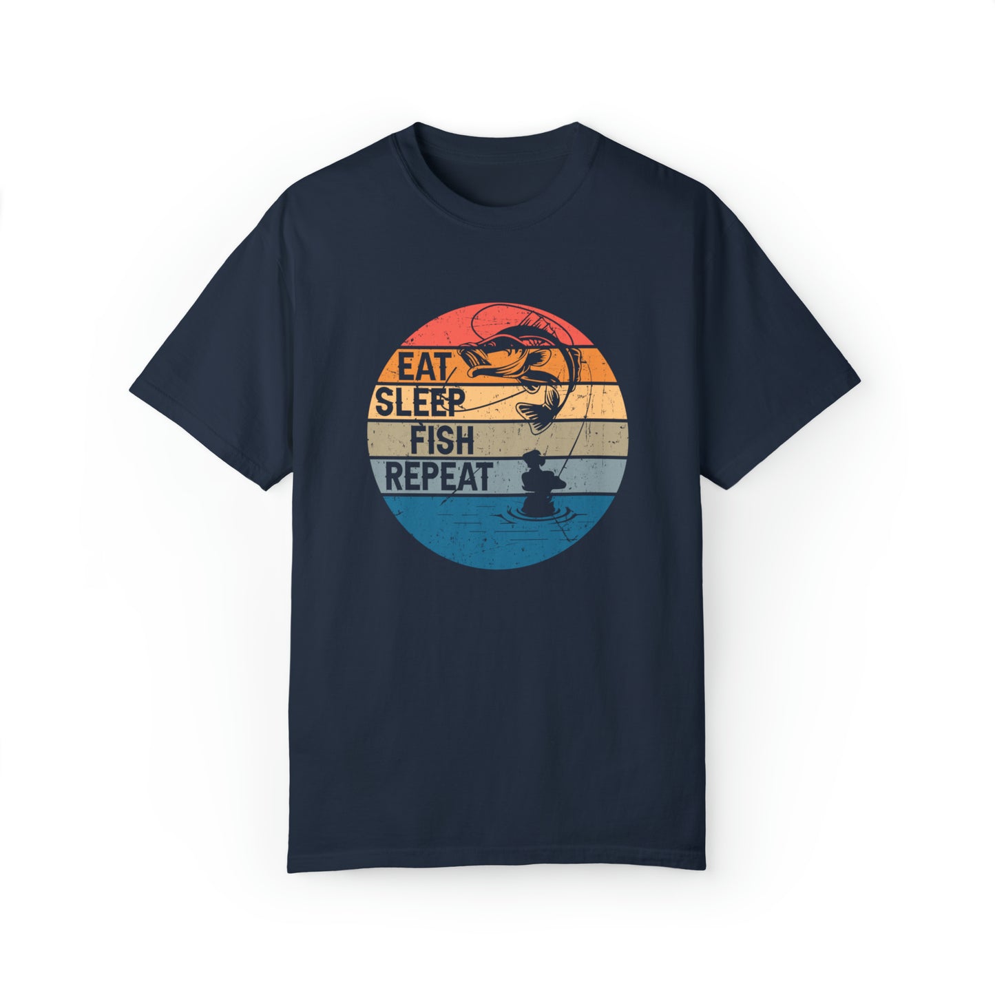 Eat Sleep Fish Repeat T-shirt